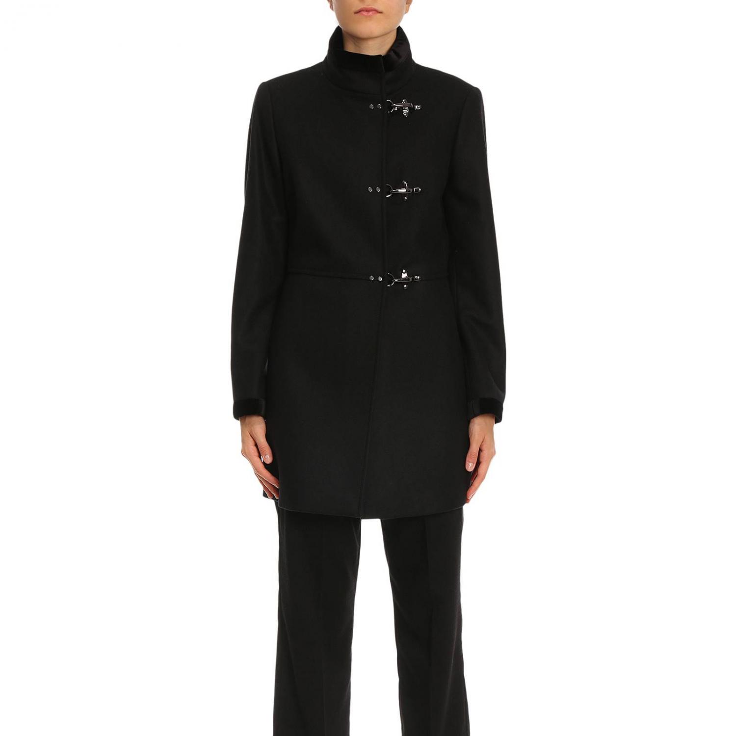 FAY Damen Mantel Schwarz Fay Mantel NAW50374000 GAH online auf