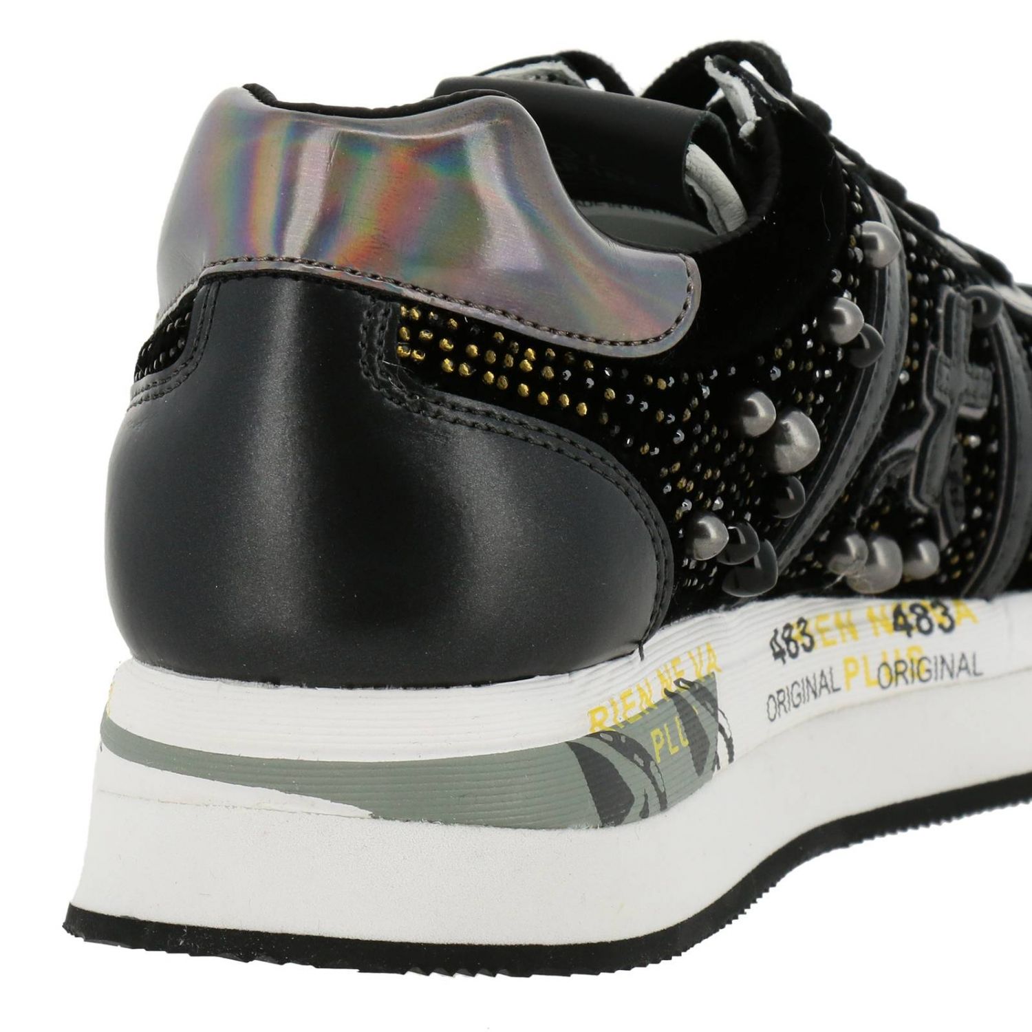 Premiata Outlet: Shoes women - Black | Sneakers Premiata CONNY GIGLIO.COM