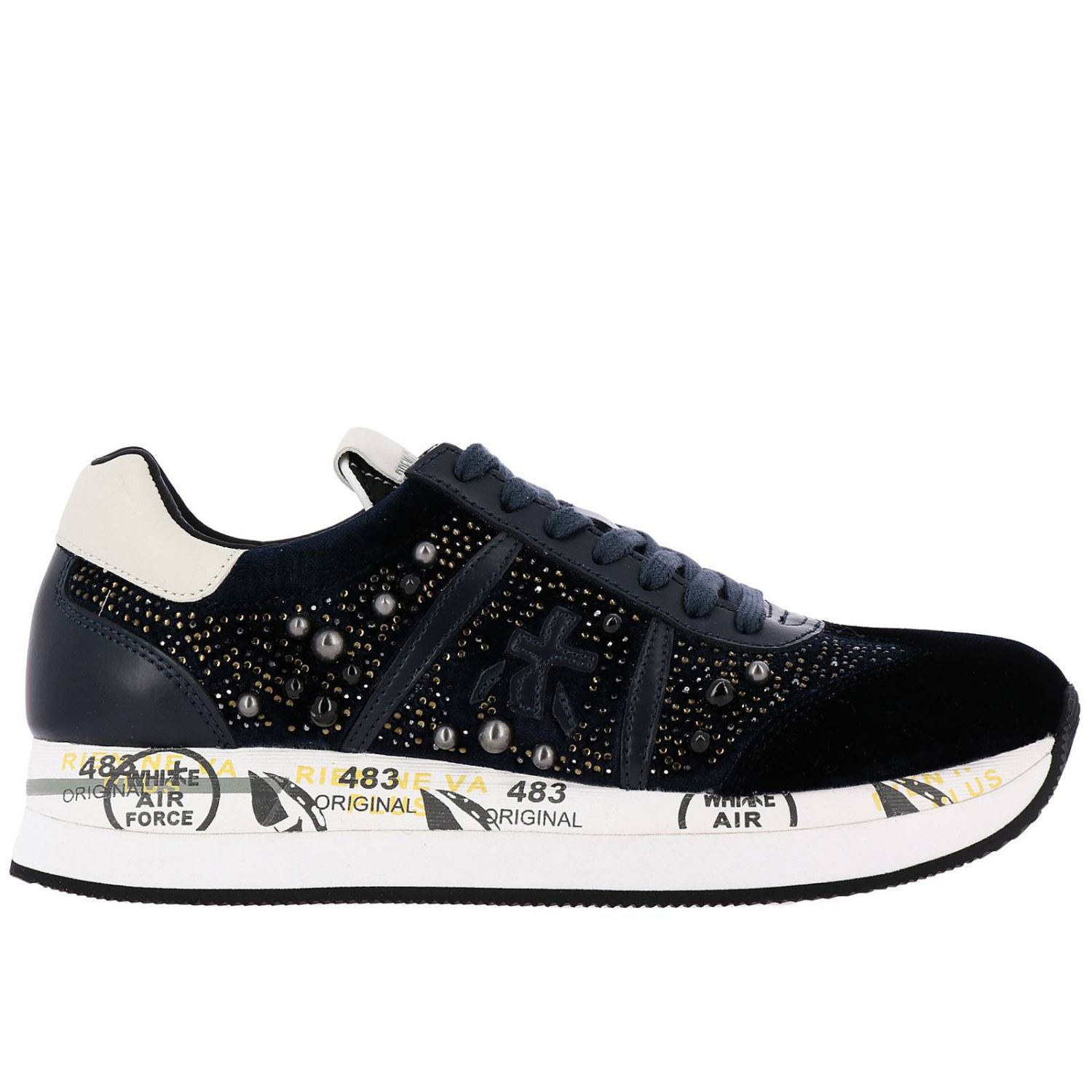 Premiata Outlet: Shoes women - Blue | Sneakers Premiata CONNY GIGLIO.COM