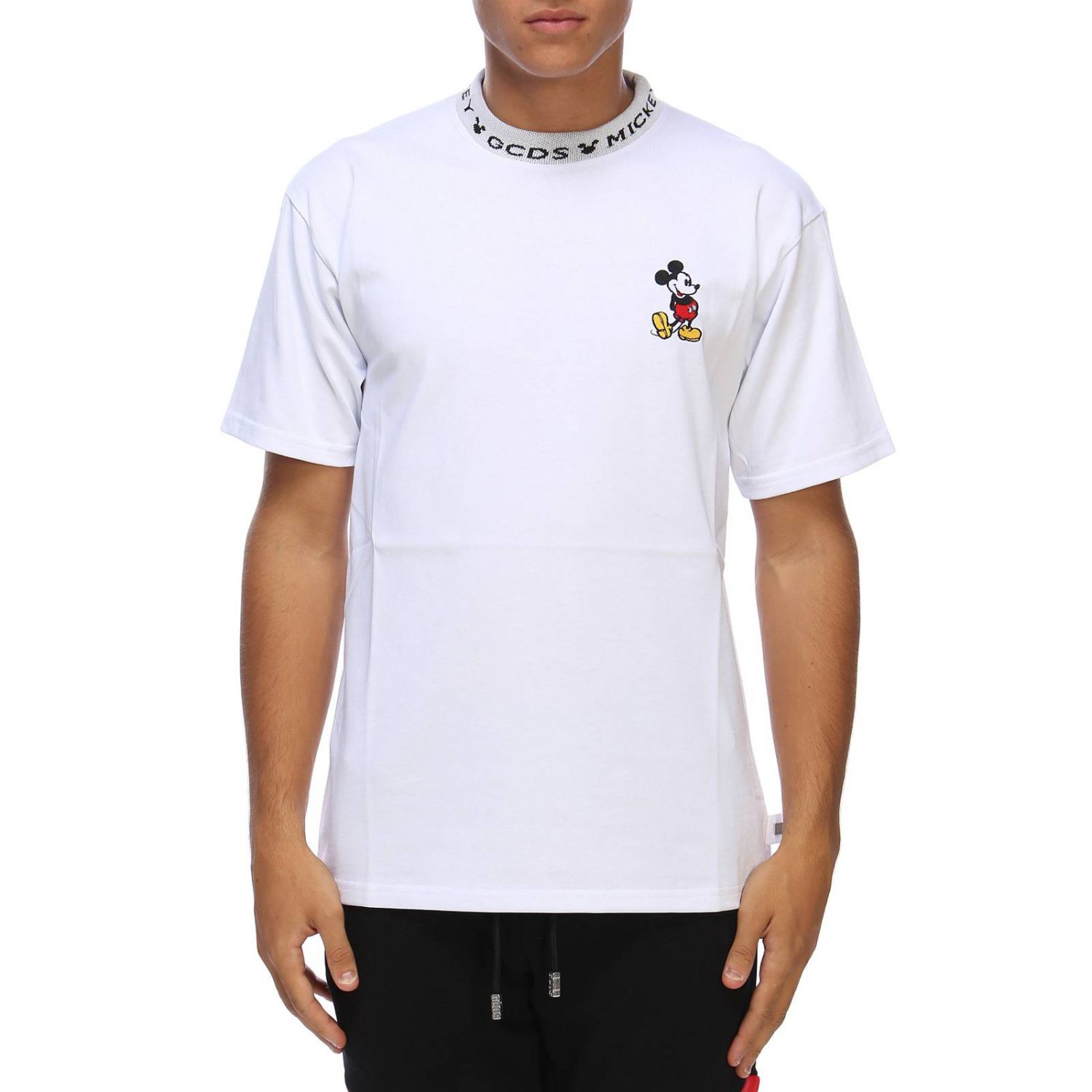 Gcds Outlet: T-shirt men - White | T-Shirt Gcds M02DY09 GIGLIO.COM