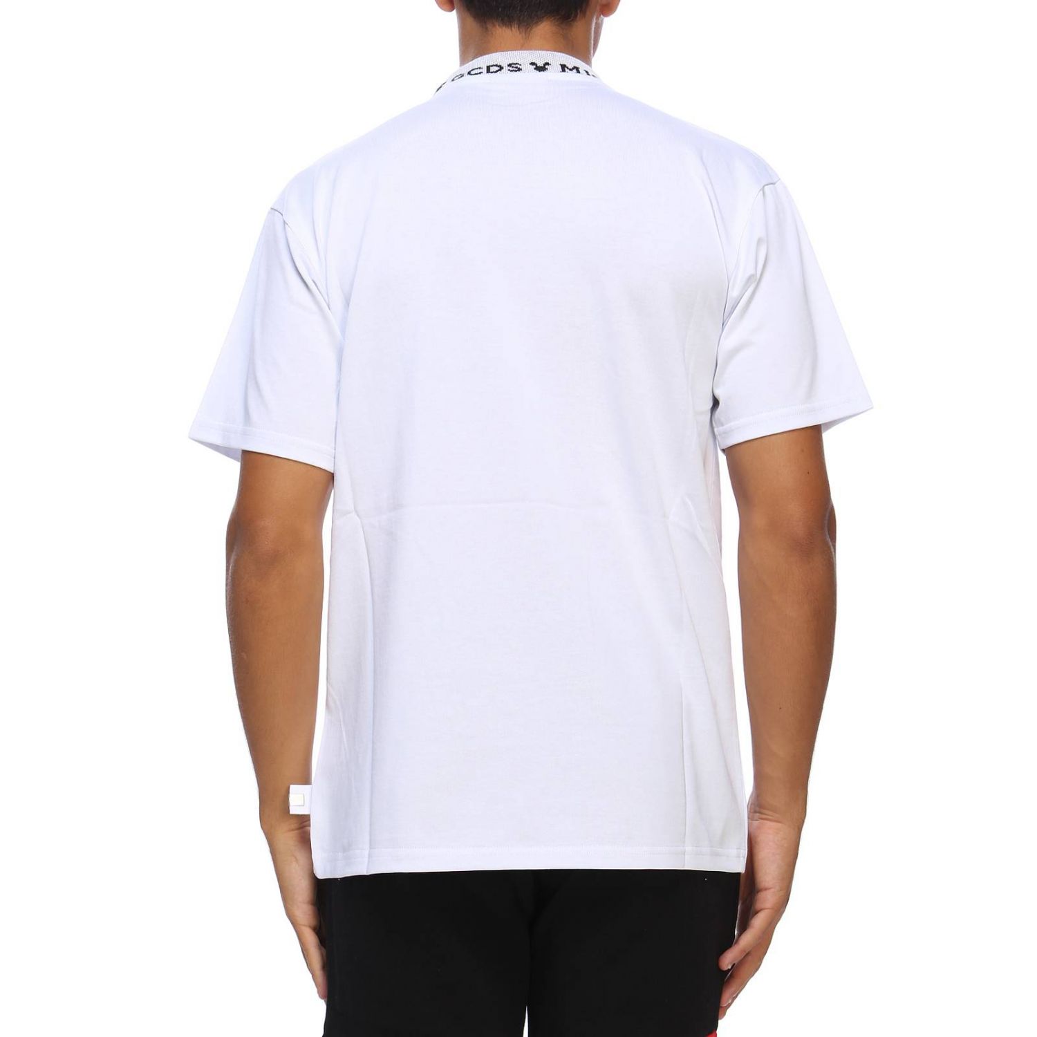 Gcds Outlet: T-shirt a maniche corte con ricamo Topolino - Bianco | T-Shirt  Gcds M02DY09 GIGLIO.COM