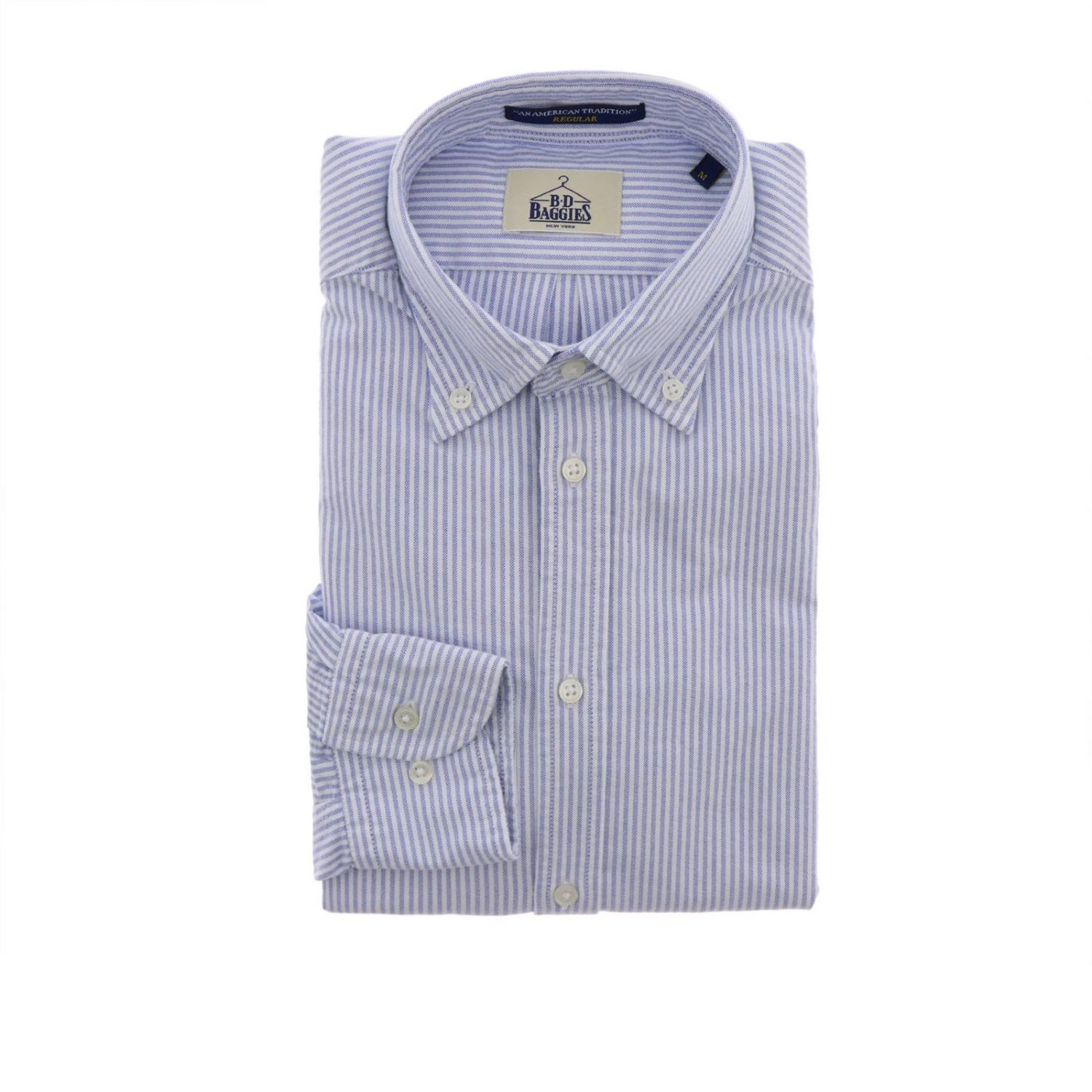 An American Tradition Outlet: Shirt men Bd Baggies - Blue | Shirt An ...