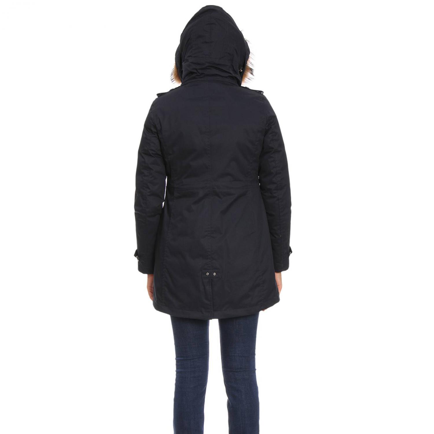 Woolrich Outlet Parka Scarlet Eskimo in cotone con trattamento Teflon