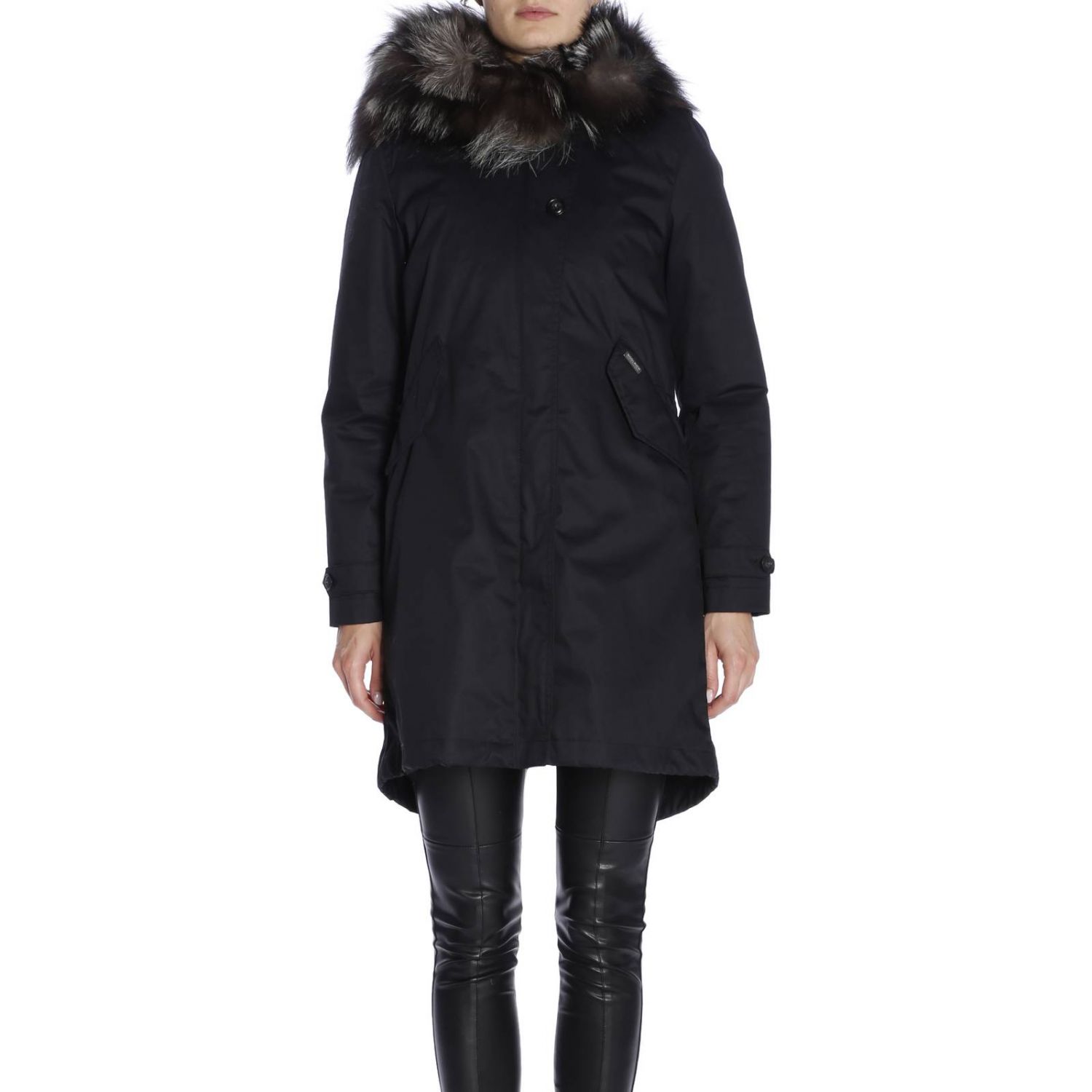 Woolrich Outlet Jacket women Black Jacket Woolrich WWCPS2631 LM10