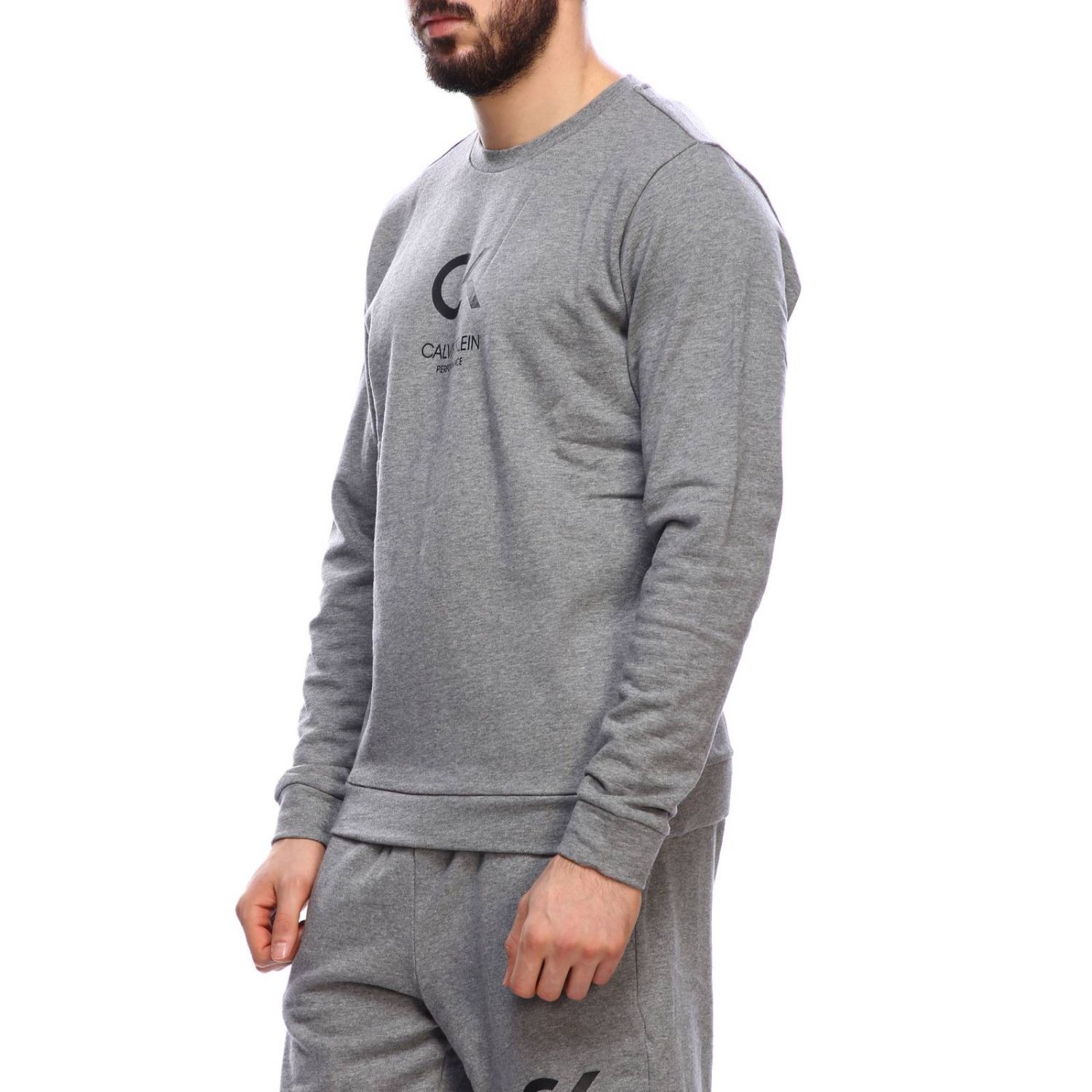 calvin klein performance grey sweatshirt