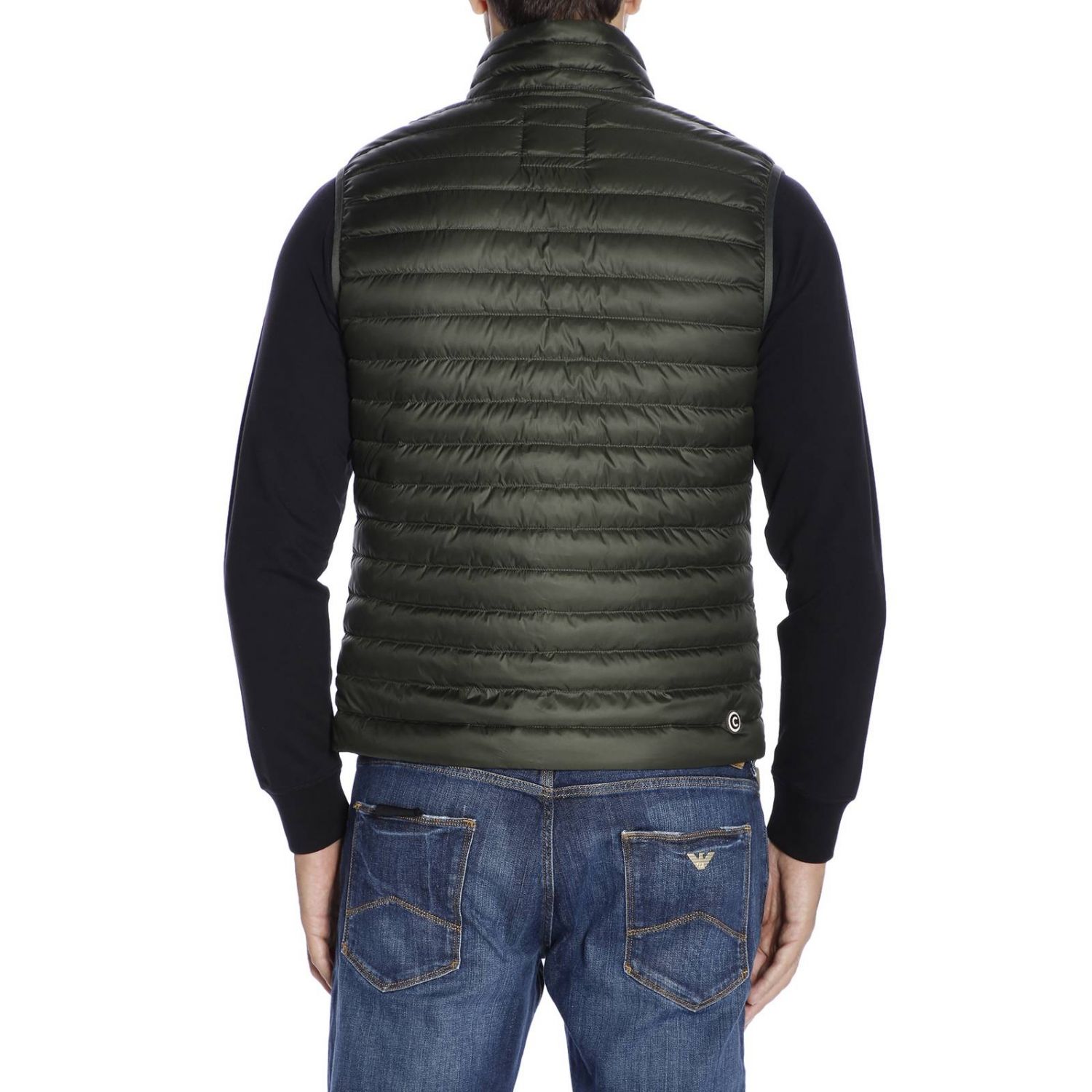 Colmar Outlet: Piumino smanicato Floid in nylon 100 grammi semi lucido -  Verde | Giacca Colmar 1278R 8RQ GIGLIO.COM