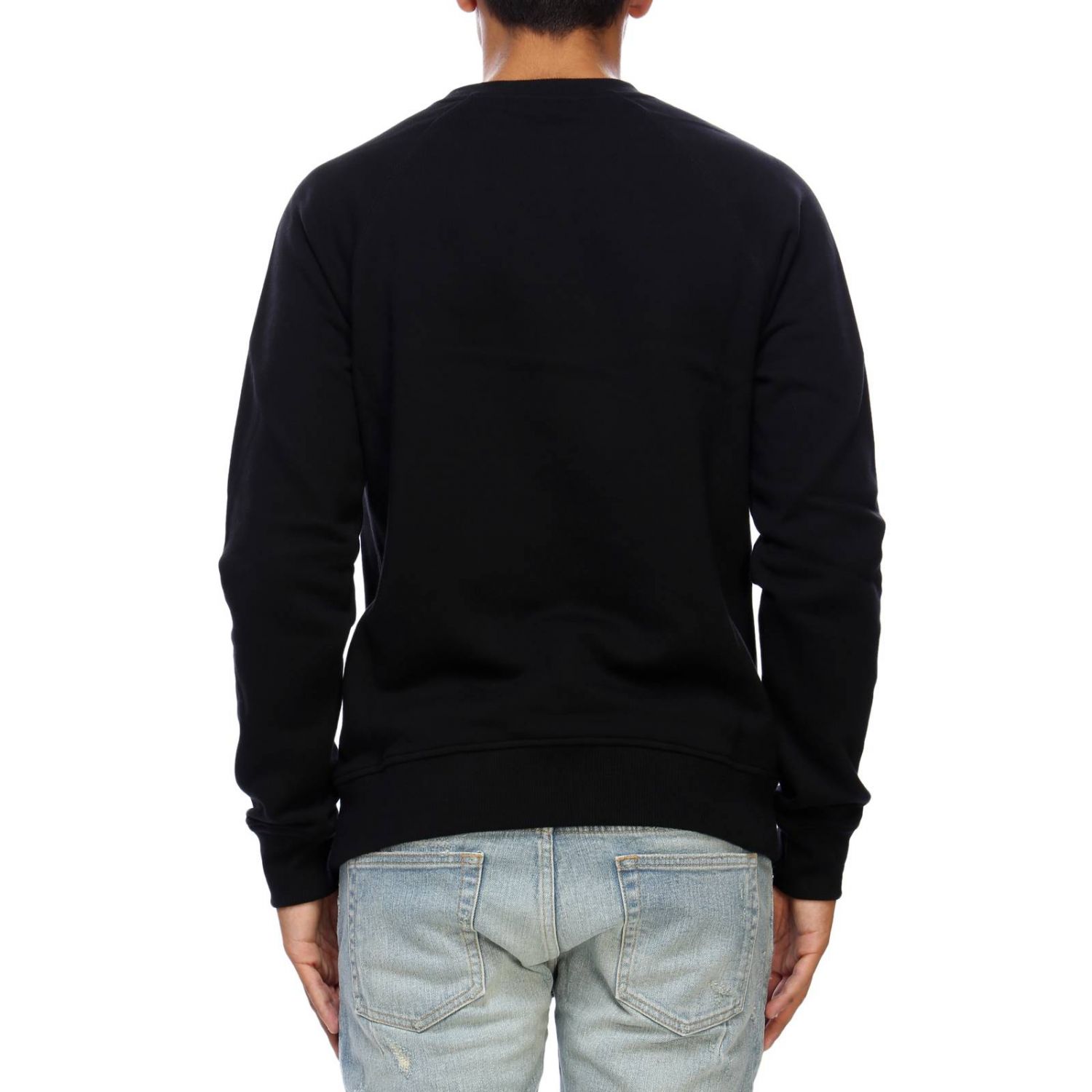 Balmain Outlet: Sweater men - Black | Sweatshirt Balmain W8H6279I350 ...