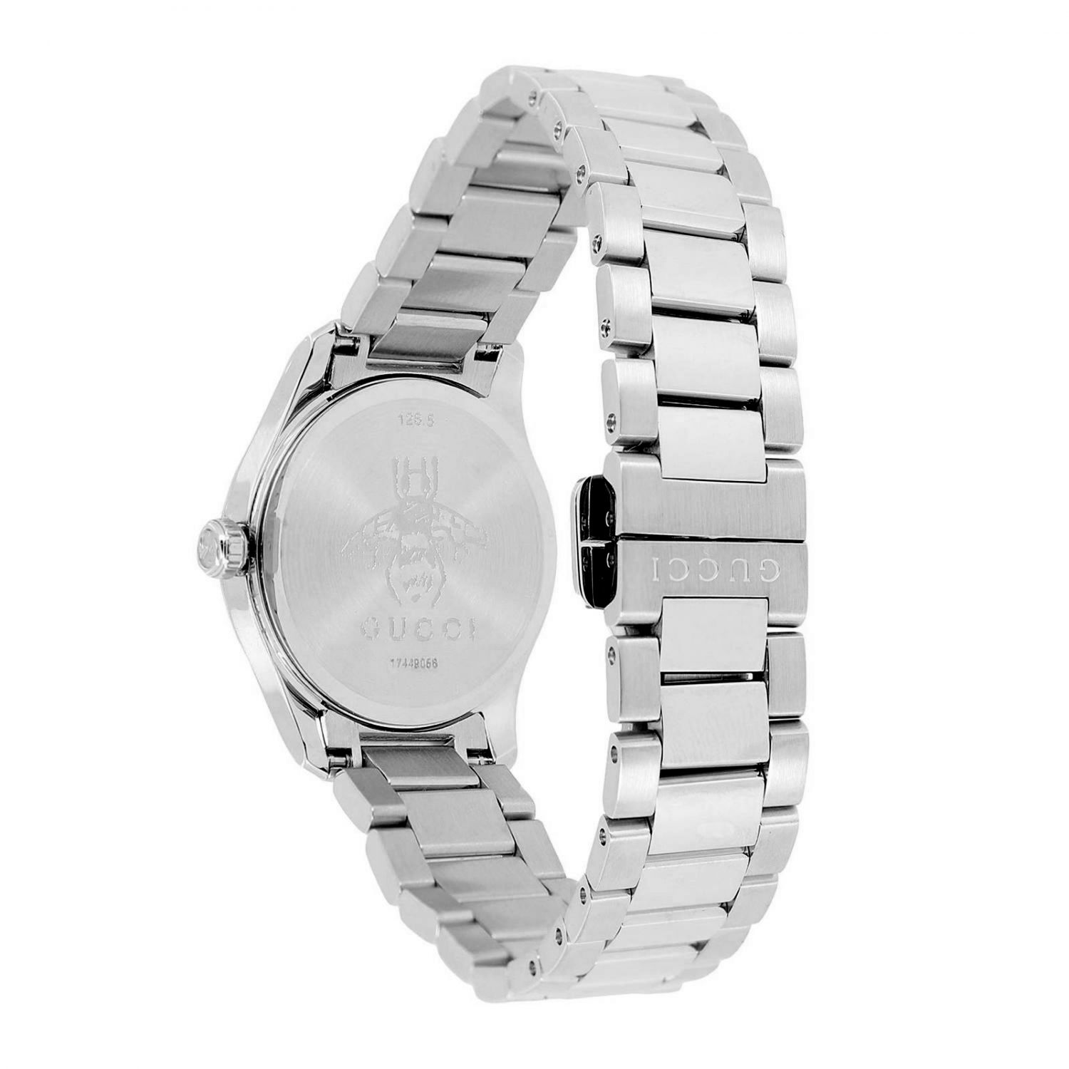 gucci silver link watch