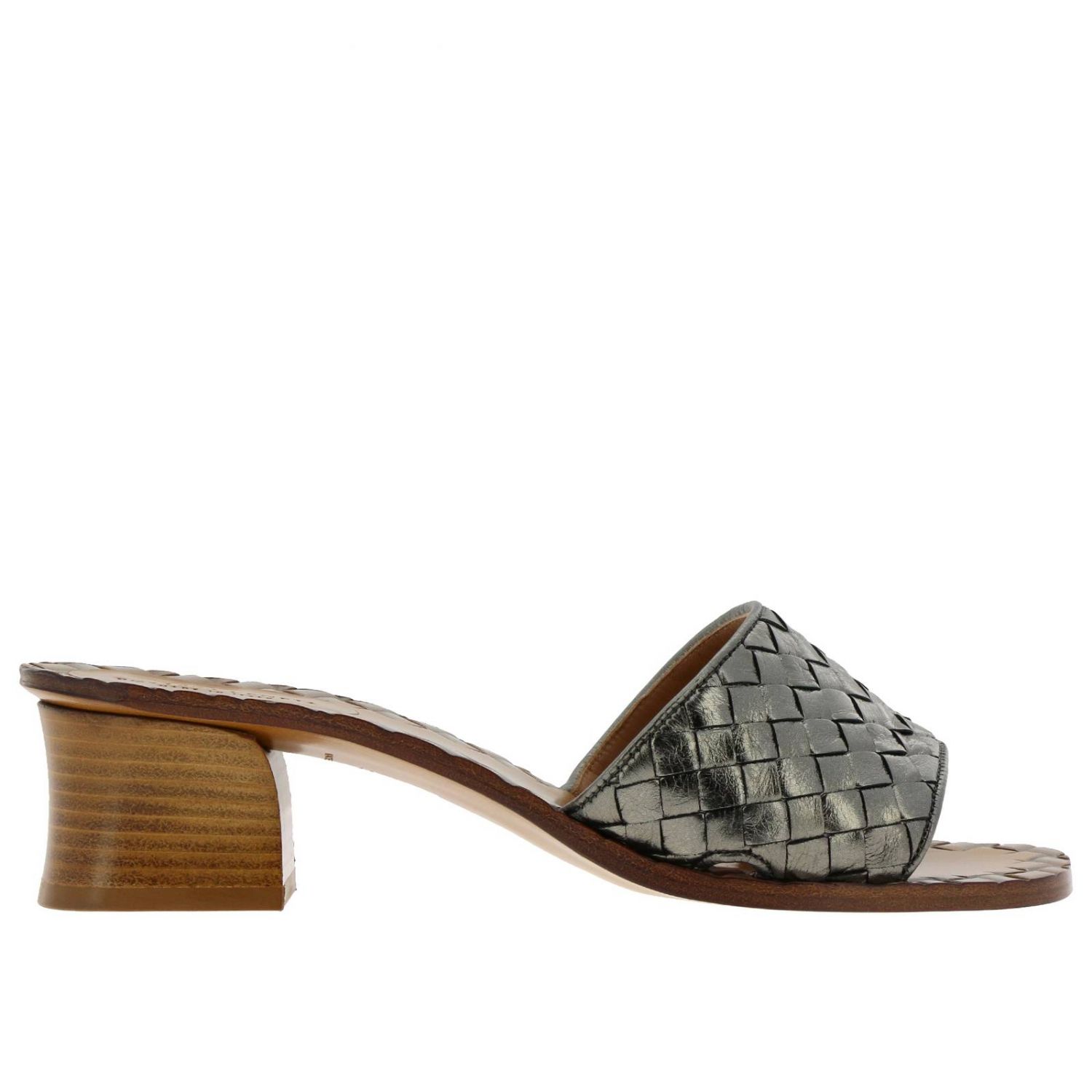 BOTTEGA VENETA: Shoes women | Heeled Sandals Bottega Veneta Women Lead ...