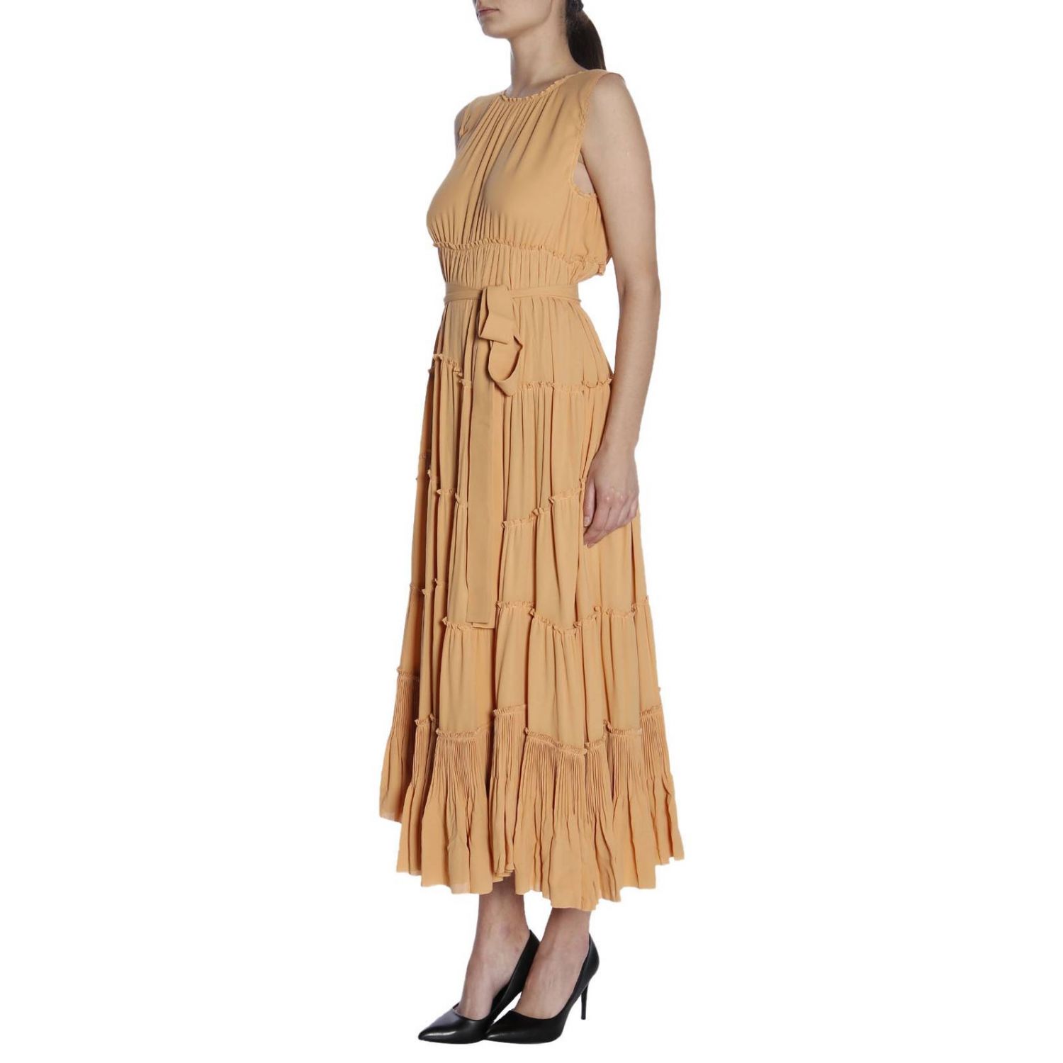 Bottega Veneta Outlet: dress for women - Peach | Bottega Veneta dress ...
