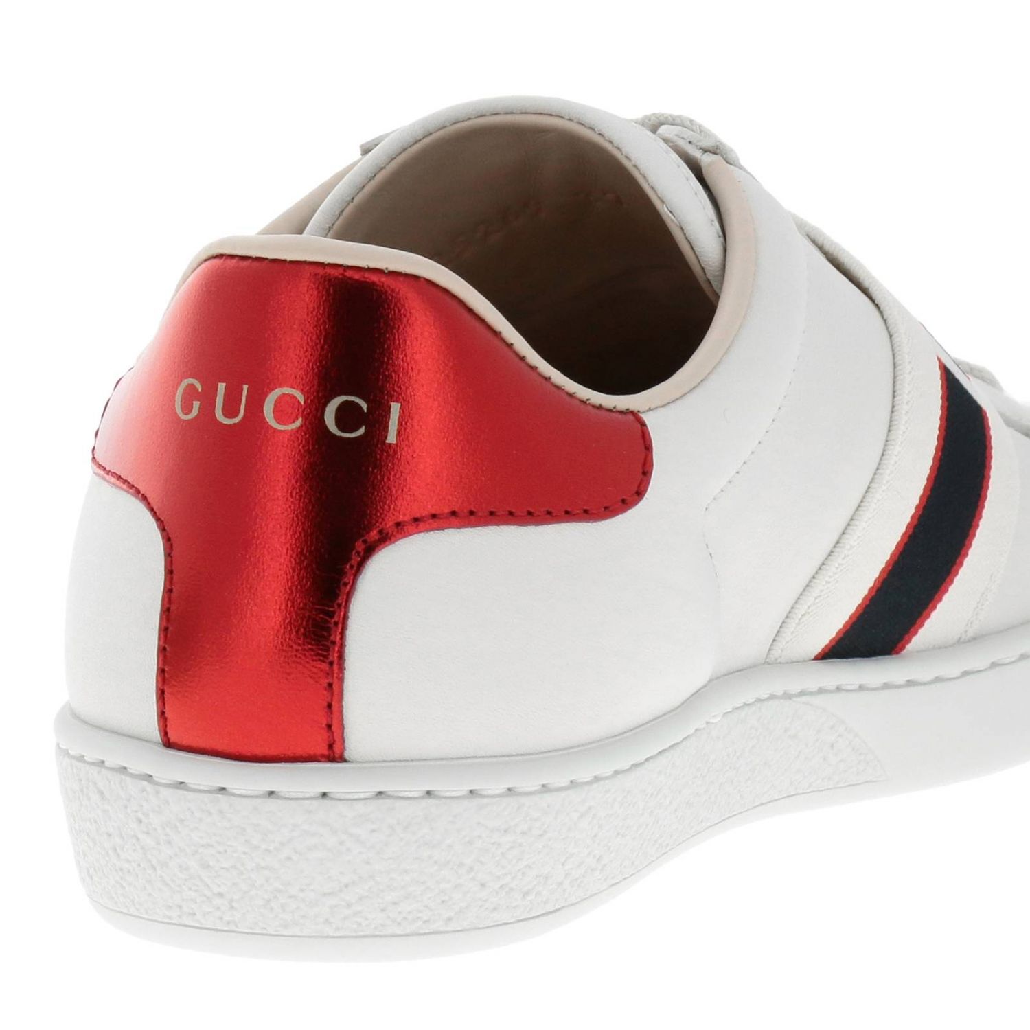 GUCCI: Shoes | Gucci Women White | Sneakers Gucci GIGLIO.COM