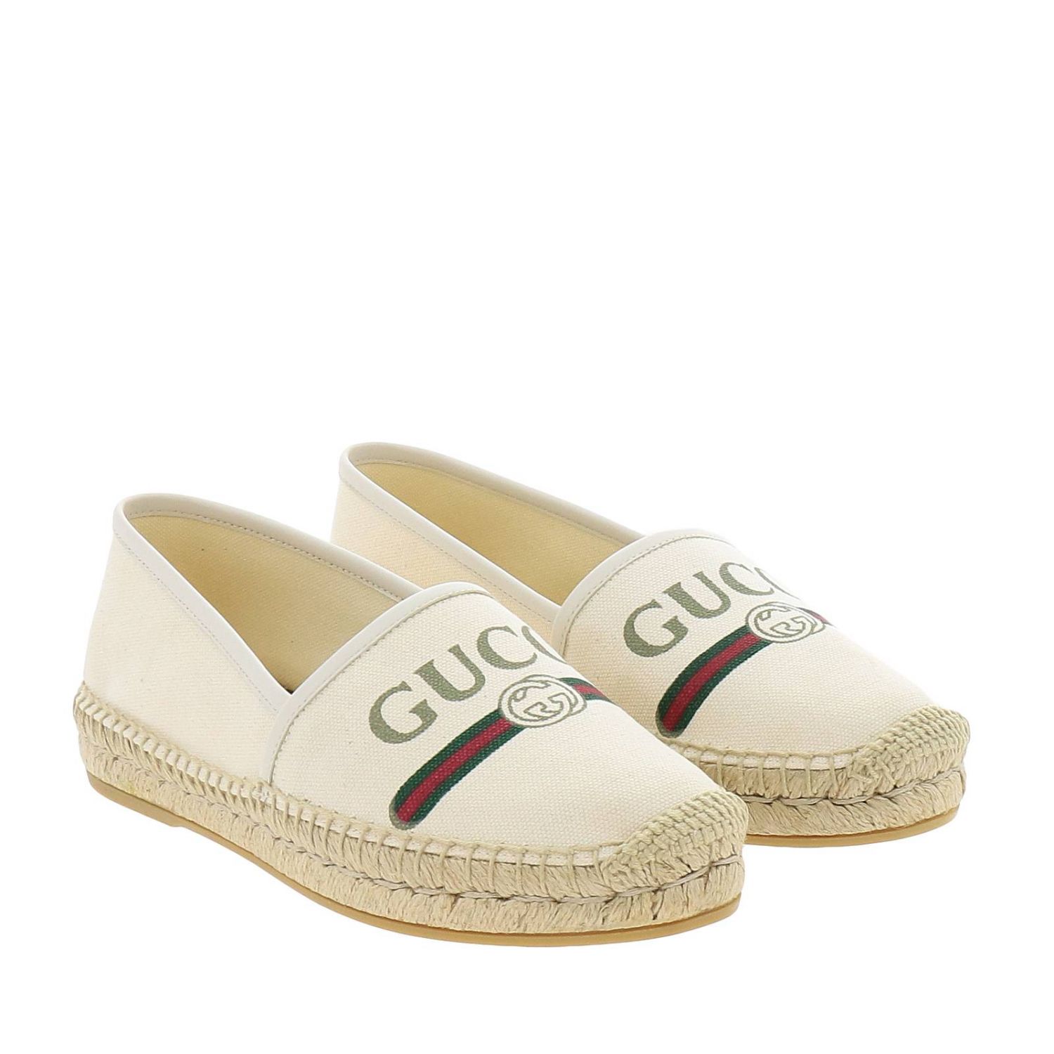GUCCI: Shoes women | Espadrilles Gucci Women Yellow Cream | Espadrilles ...