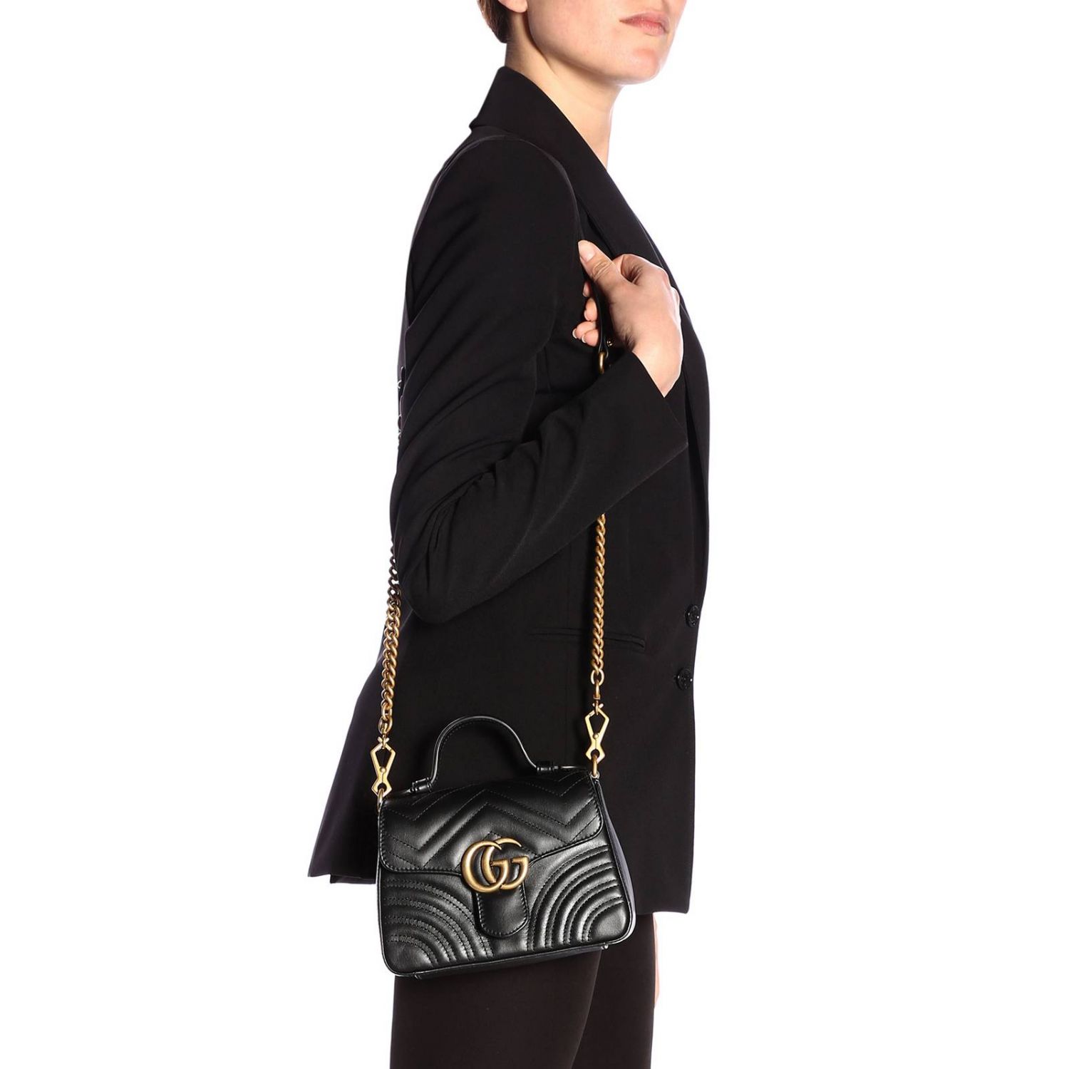 BORSA mini a mano GG Marmont GUCCI