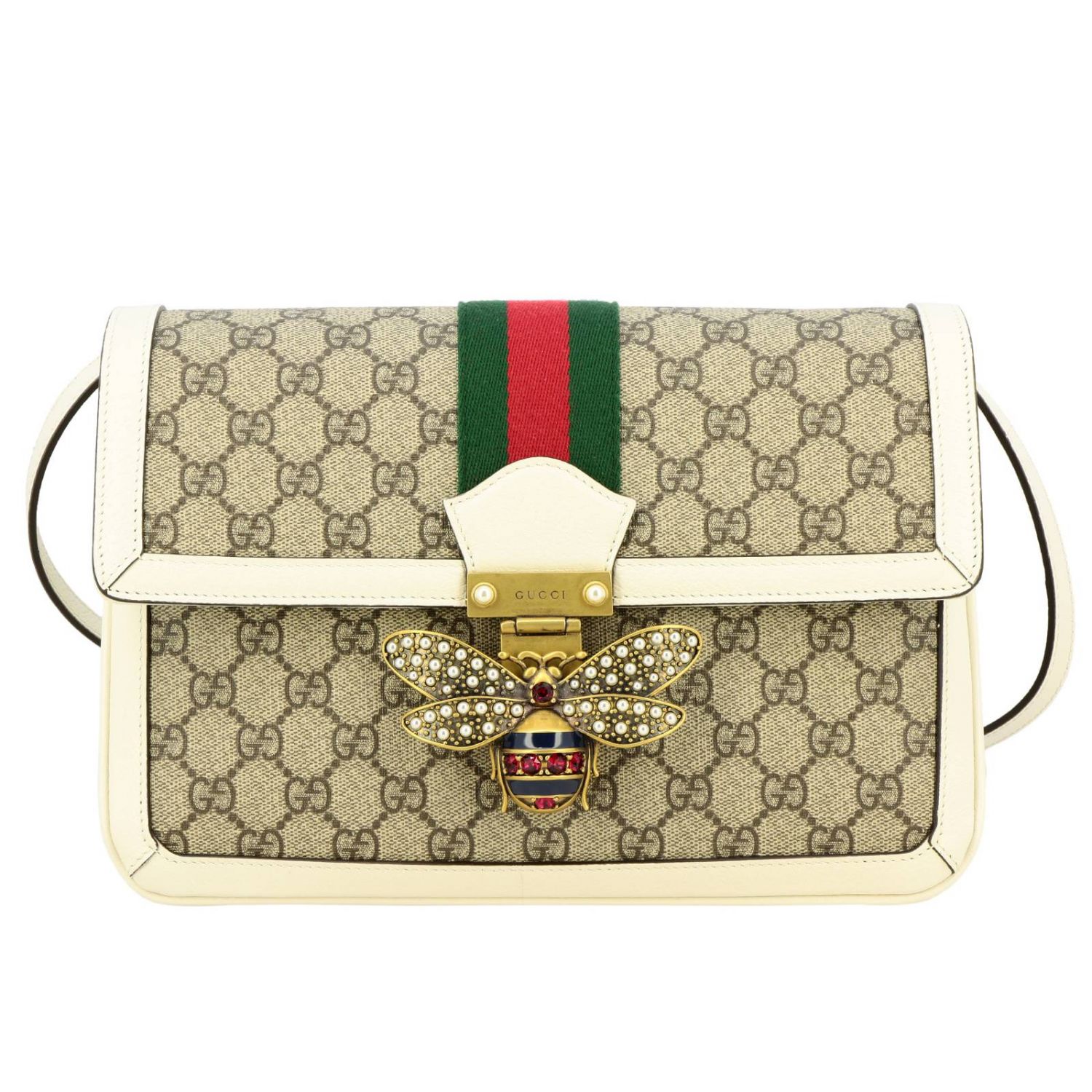 GUCCI: Shoulder bag women | Crossbody Bags Gucci Women Beige ...