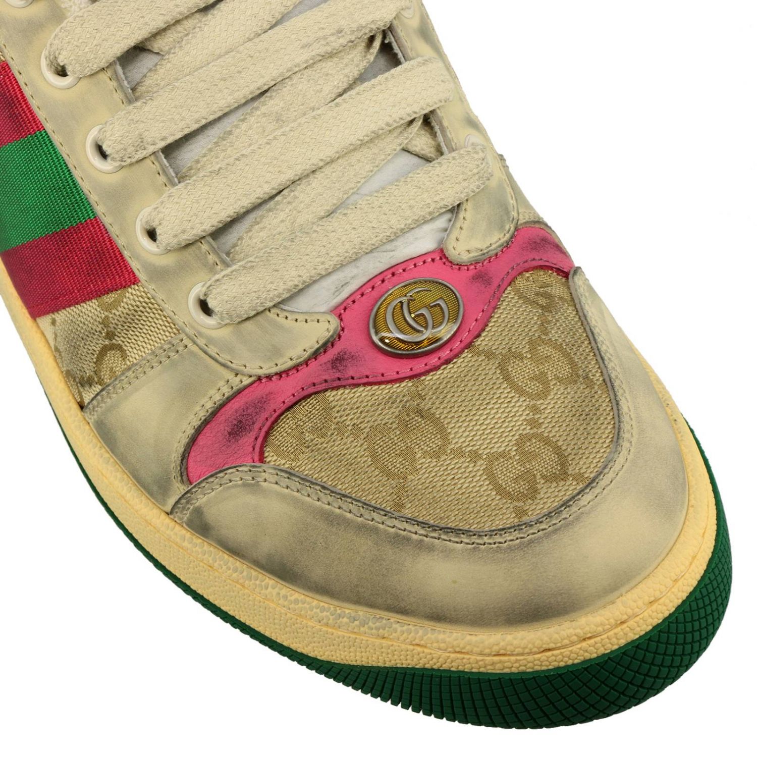 GUCCI: Shoes men | Sneakers Gucci Men Pink | Sneakers Gucci 546551 9Y920 Giglio EN