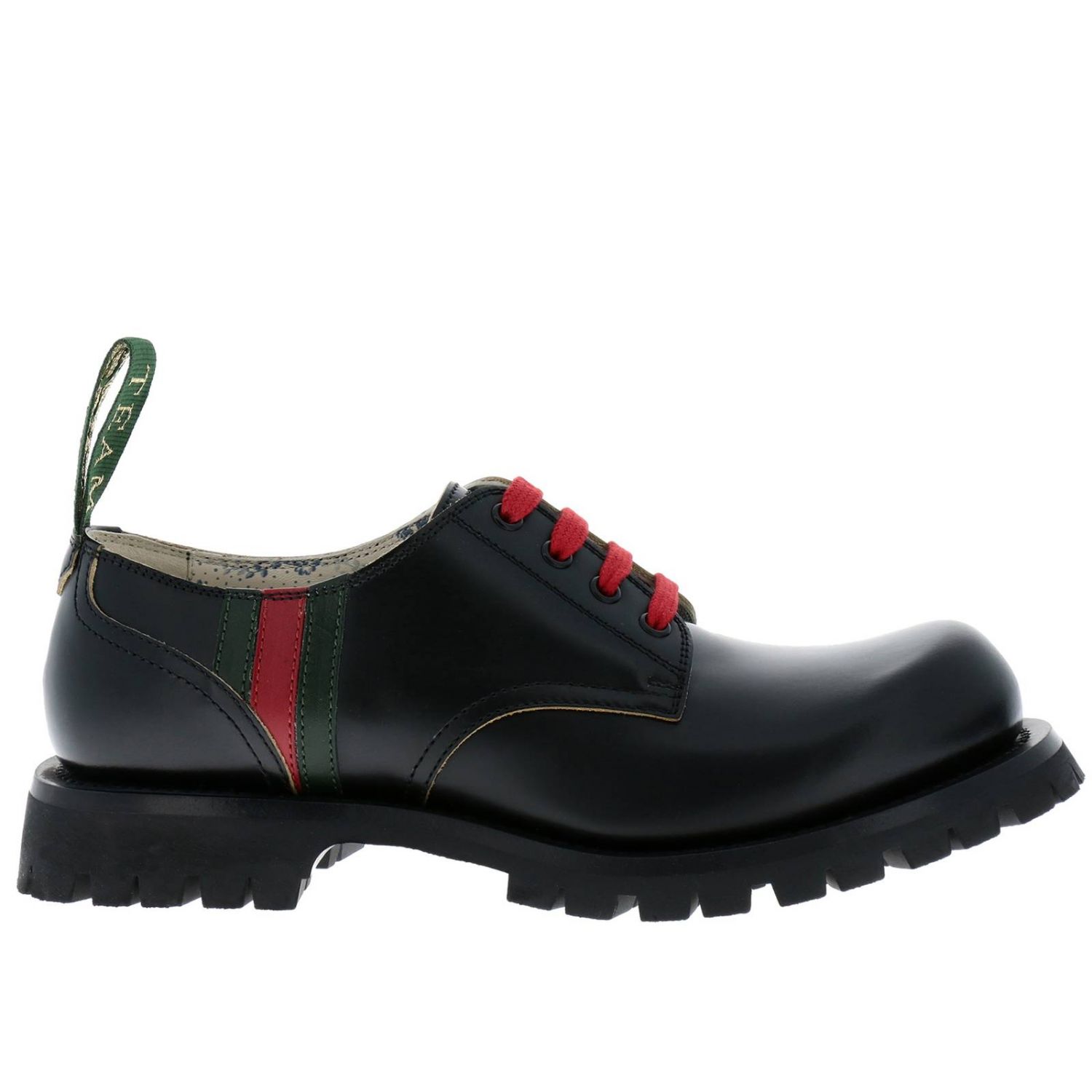 GUCCI Shoes men Black Brogue Shoes Gucci 547668 DS8D0