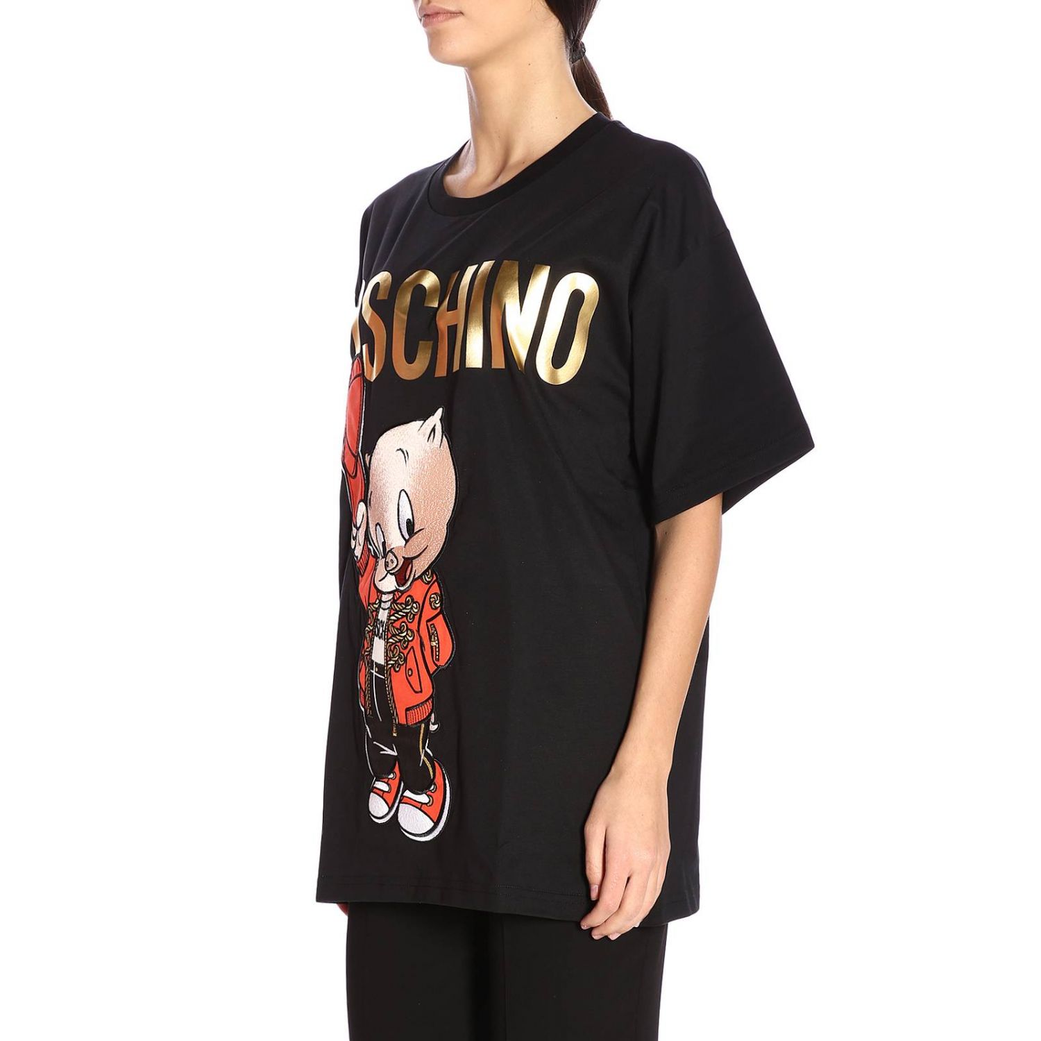 Moschino Outlet Tshirt women TShirt Moschino Women Black TShirt
