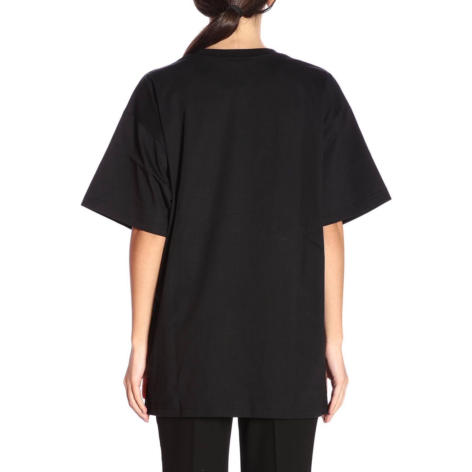 Moschino Outlet: T-shirt women | T-Shirt Moschino Women Black | T-Shirt ...