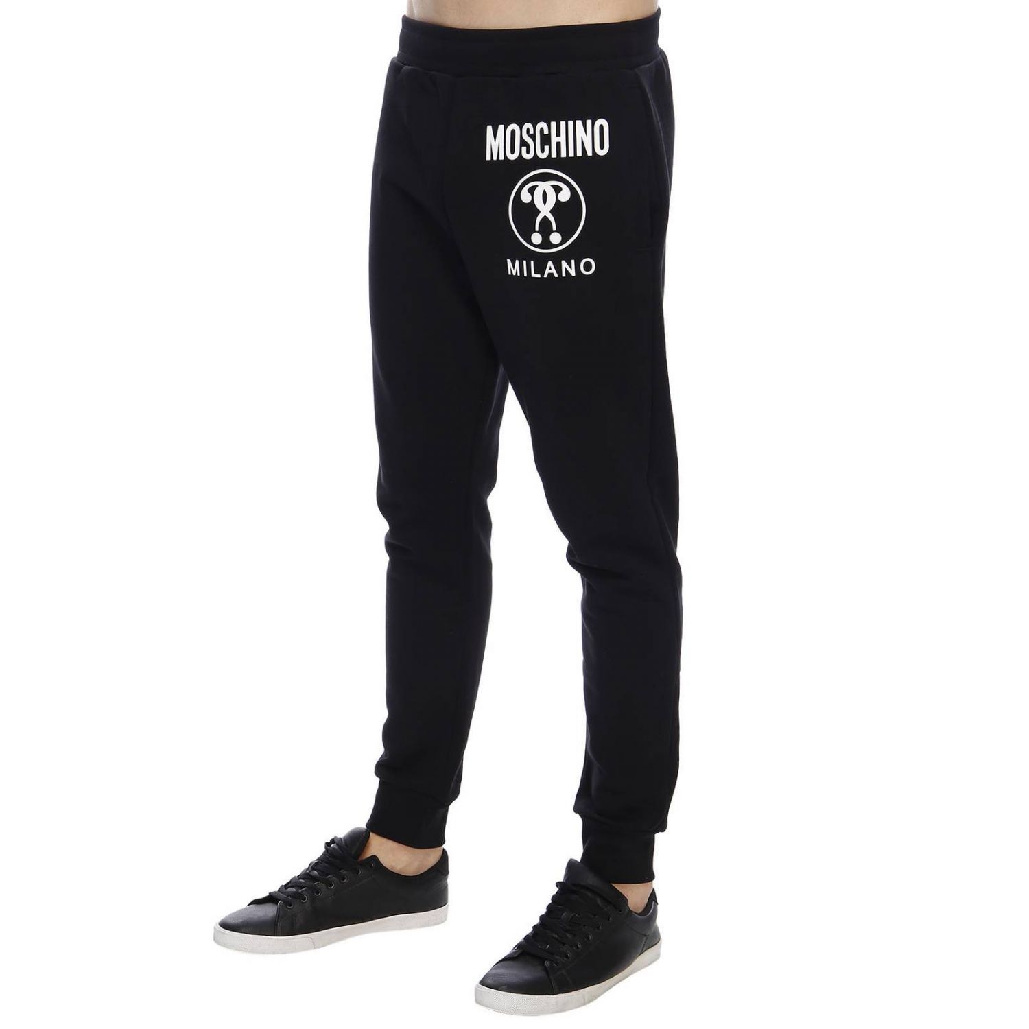 Moschino Couture Outlet Pants men Black Pants Moschino Couture