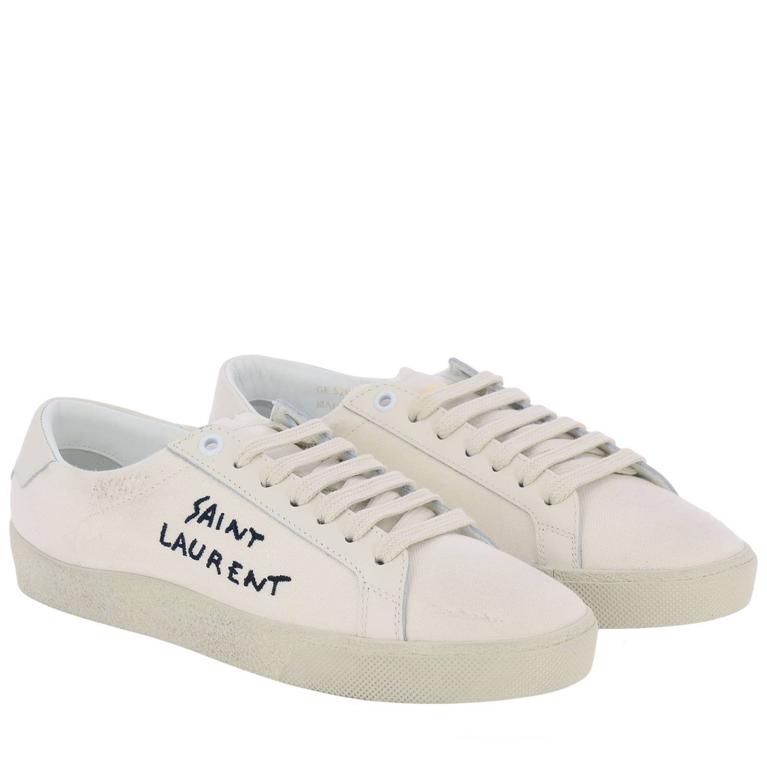 SAINT LAURENT: sneakers for woman - White | Saint Laurent sneakers ...