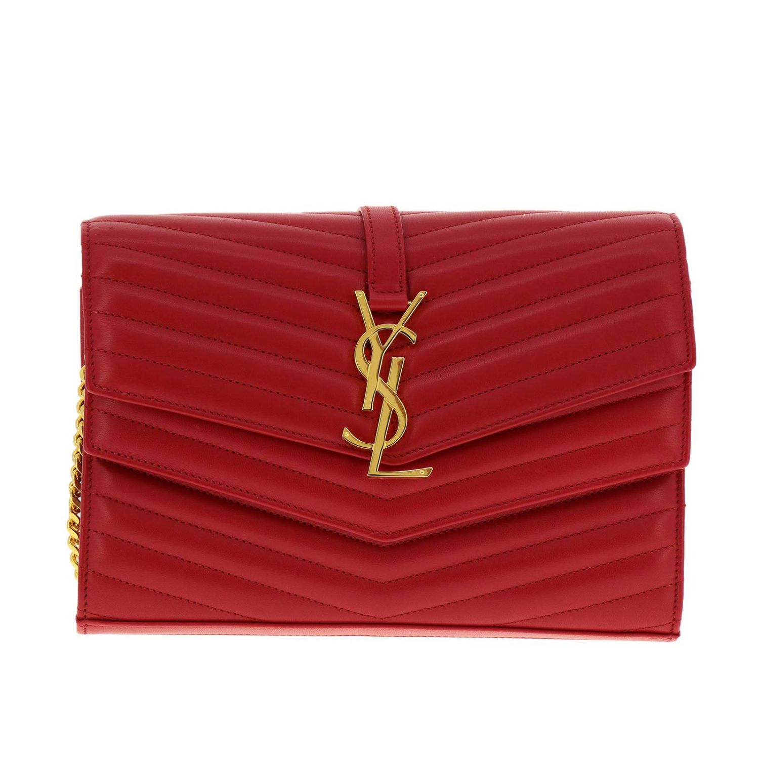 ysl red sling bag