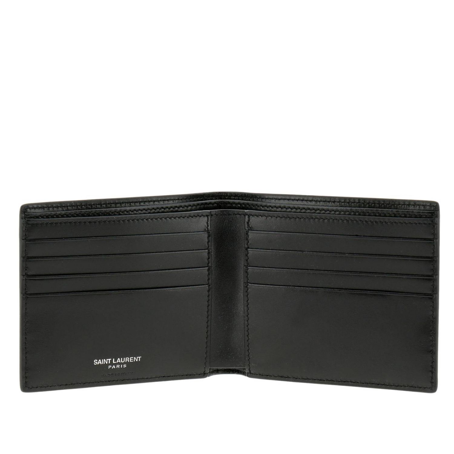 Saint Laurent Outlet: Wallet men | Wallet Saint Laurent Men Black ...