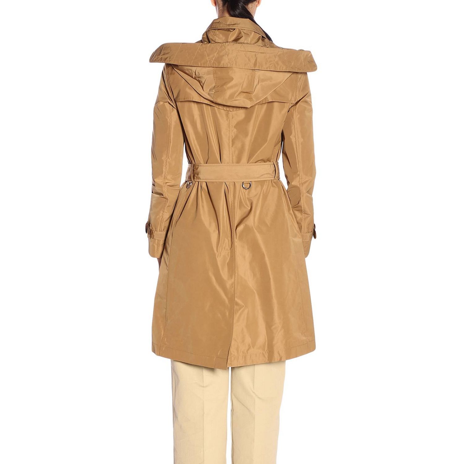 BURBERRY: Coat women | Coat Burberry Women Beige | Coat Burberry ...