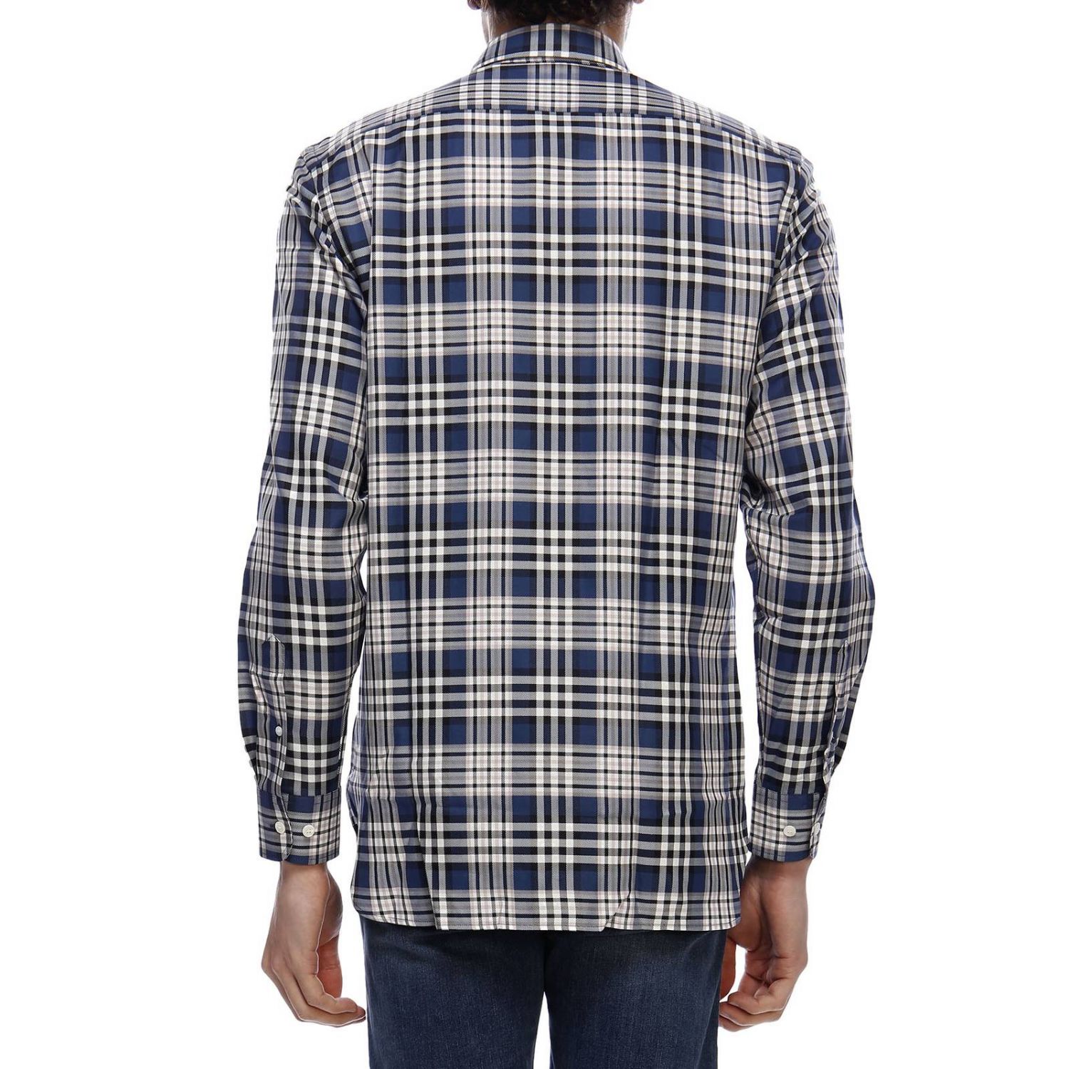 Burberry Outlet: Shirt men - Gnawed Blue | Shirt Burberry 8004896 ...