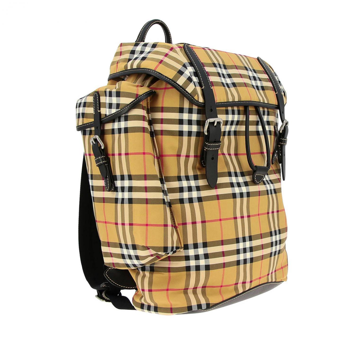 BURBERRY: Bags men | Backpack Burberry Men Beige | Backpack Burberry ...