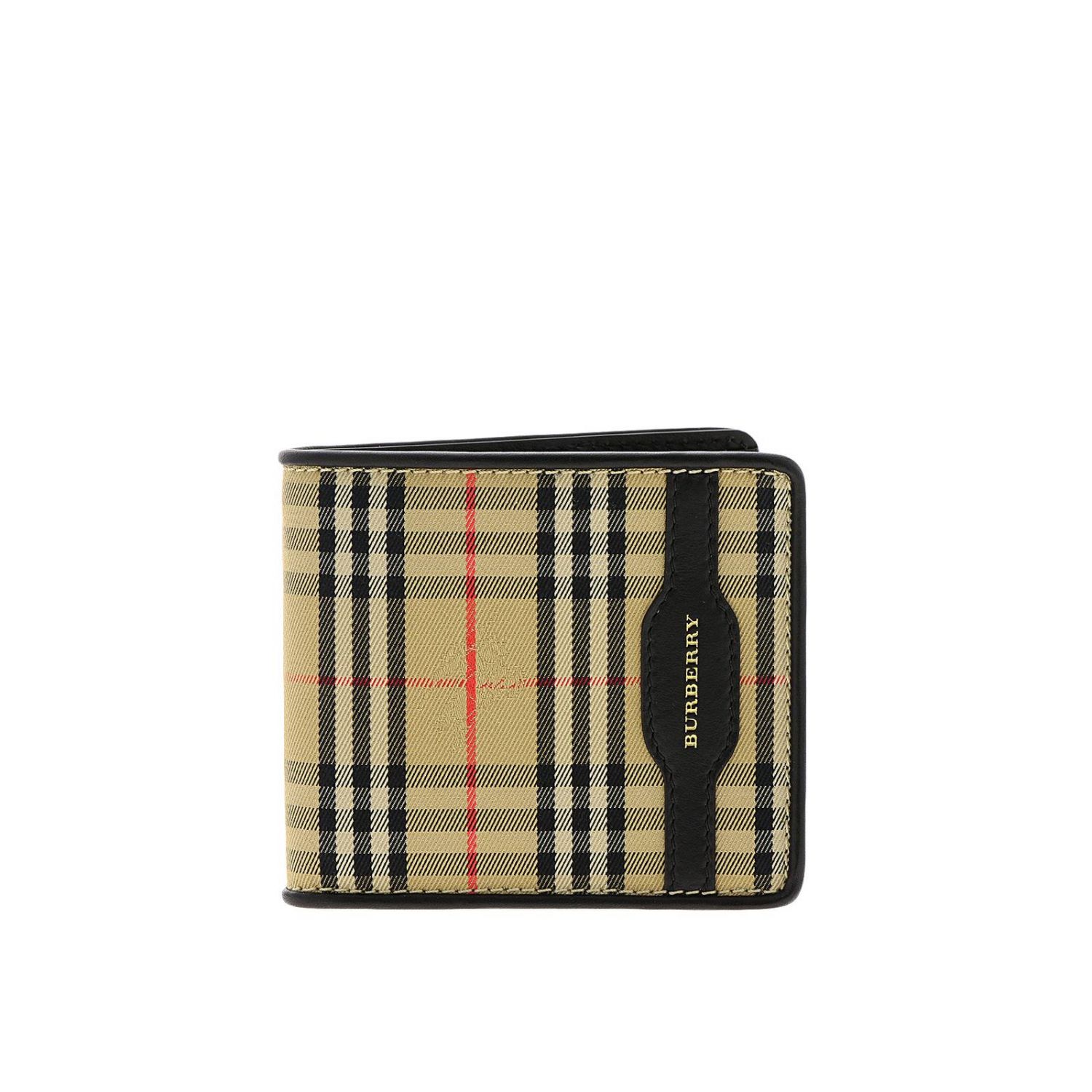 Burberry Outlet Wallet men Beige Wallet Burberry 8006882 ACJIE