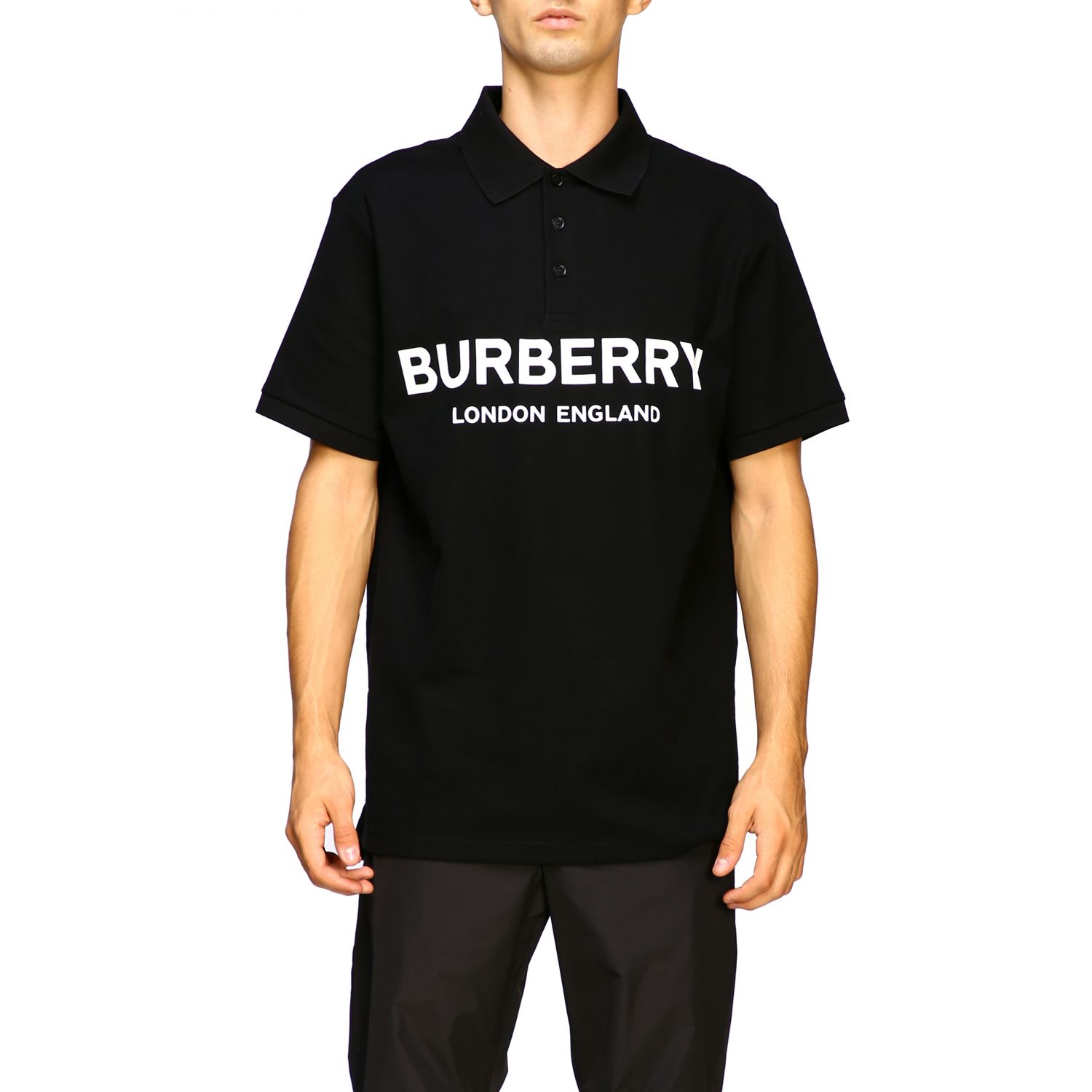 BURBERRY: T-shirt men | Polo Shirt Burberry Men Black | Polo Shirt ...