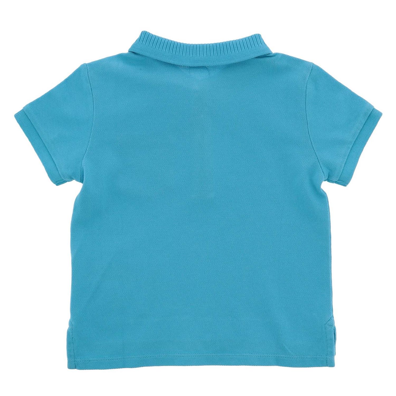 infant blue shirt