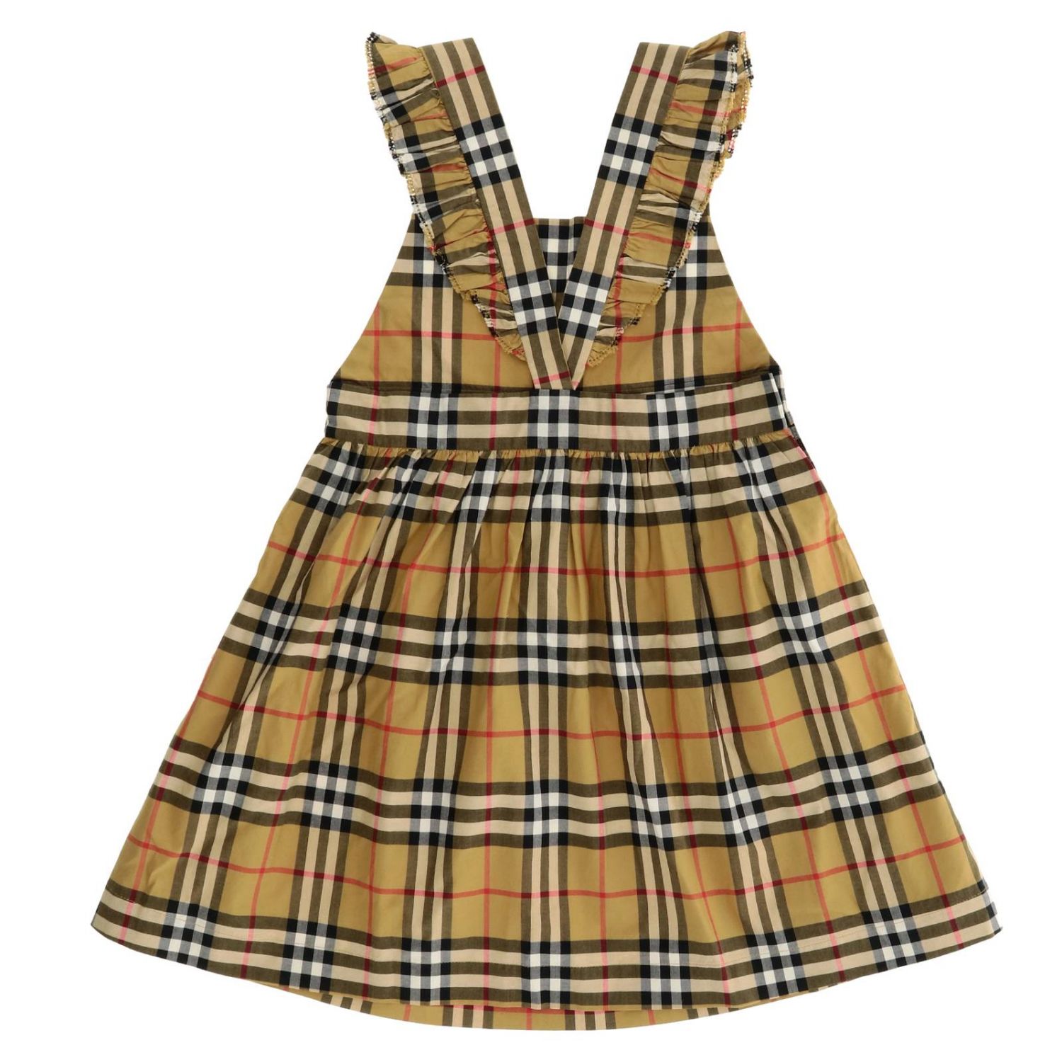 BURBERRY: Dress kids | Dress Burberry Kids Beige | Dress Burberry