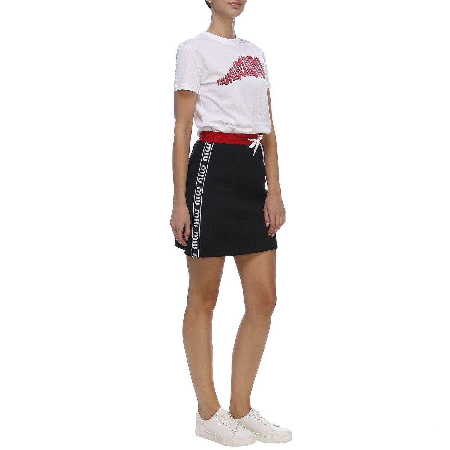 miu miu white t shirt