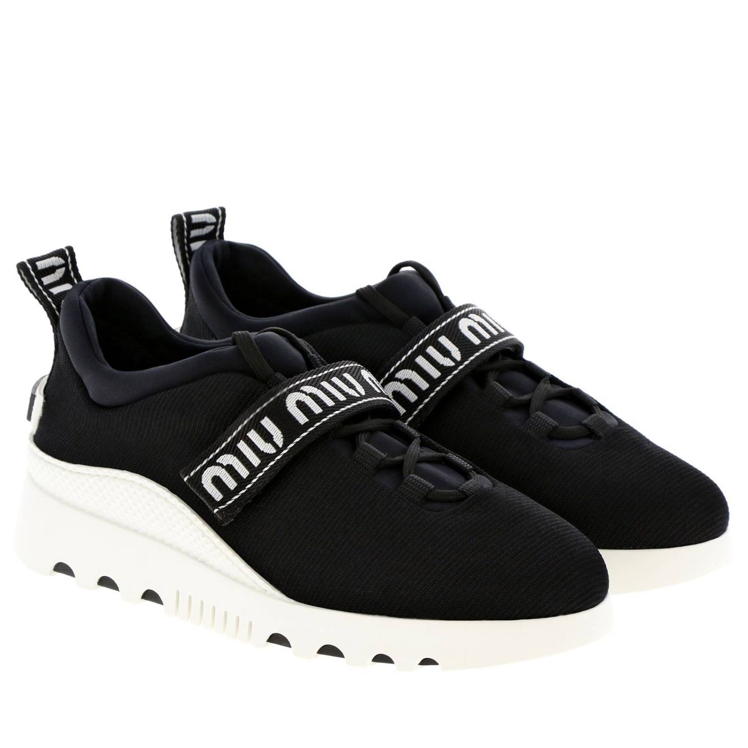 MIU MIU: Shoes women | Sneakers Miu Miu Women Black | Sneakers Miu Miu ...