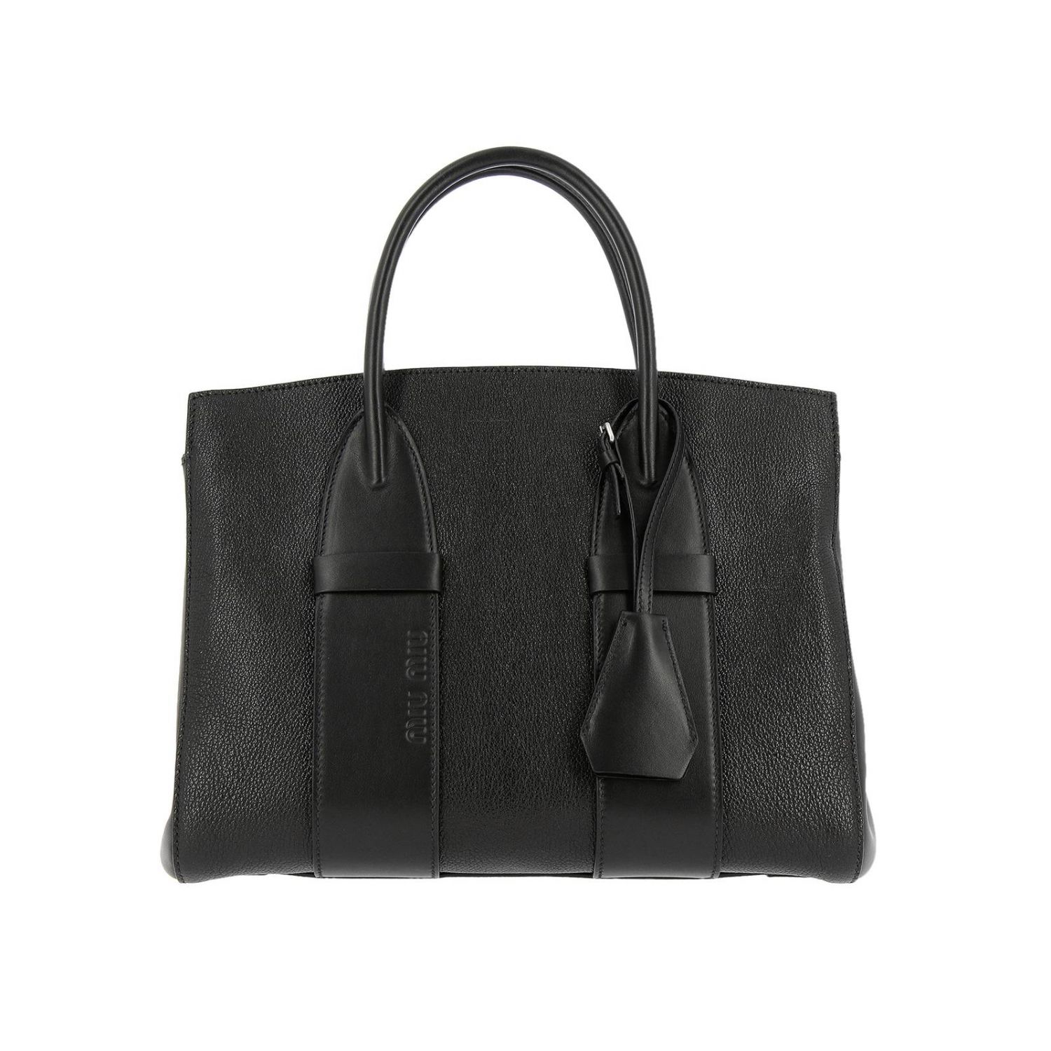 MIU MIU: handbag for woman - Black | Miu Miu handbag 5BA100 2B66 online ...