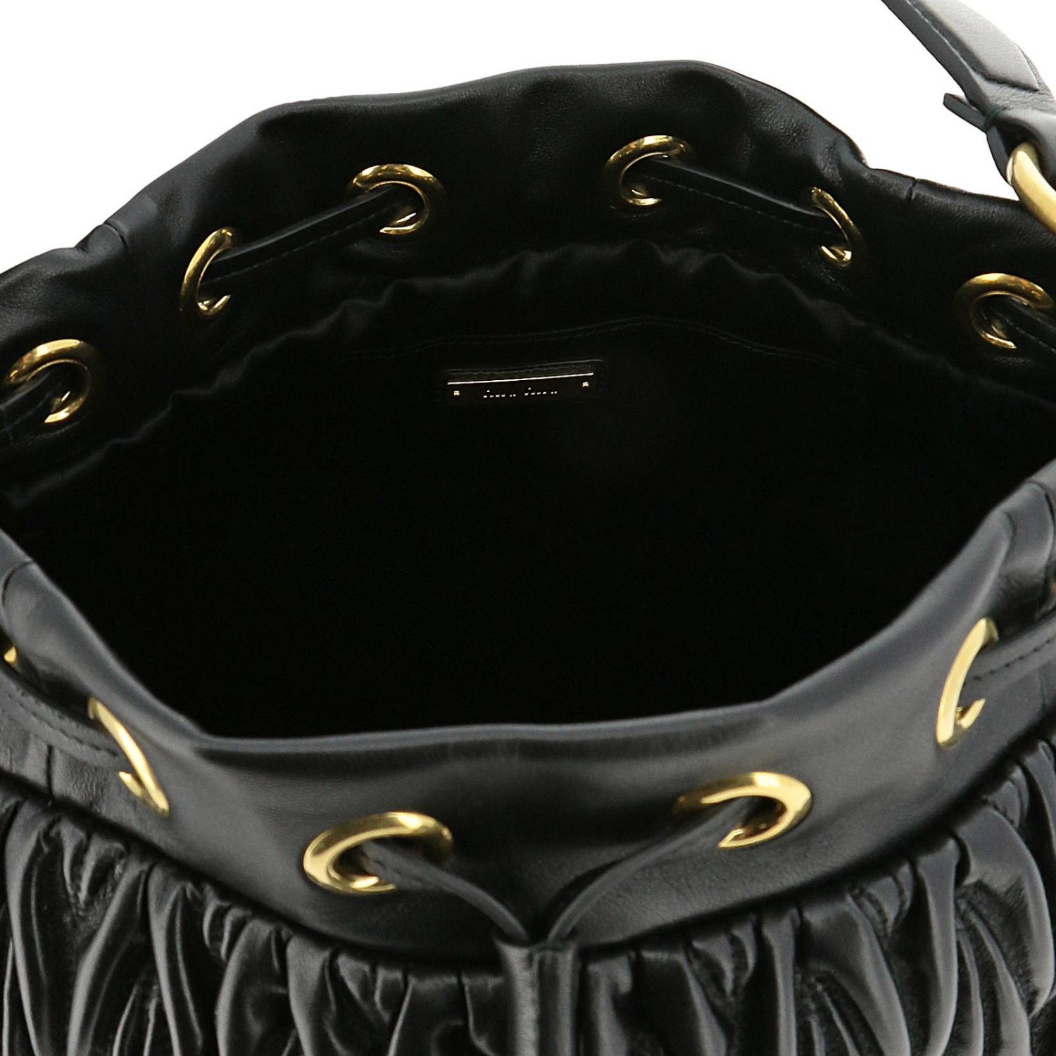 MIU MIU shoulder bag for woman Black Miu Miu shoulder bag 5BC047