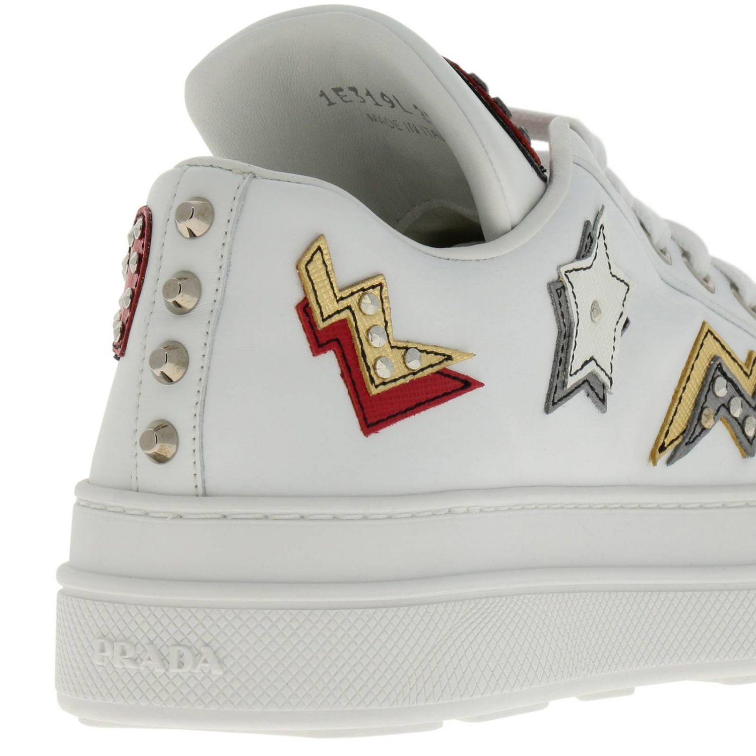 prada heart sneakers