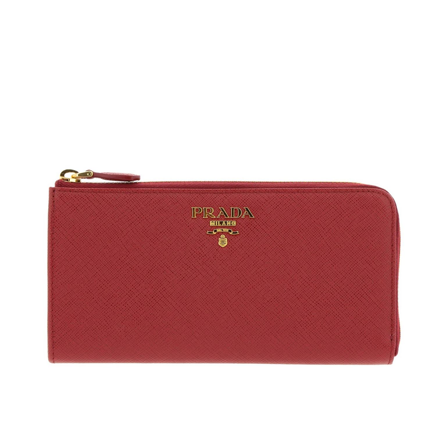 prada milano women's wallet