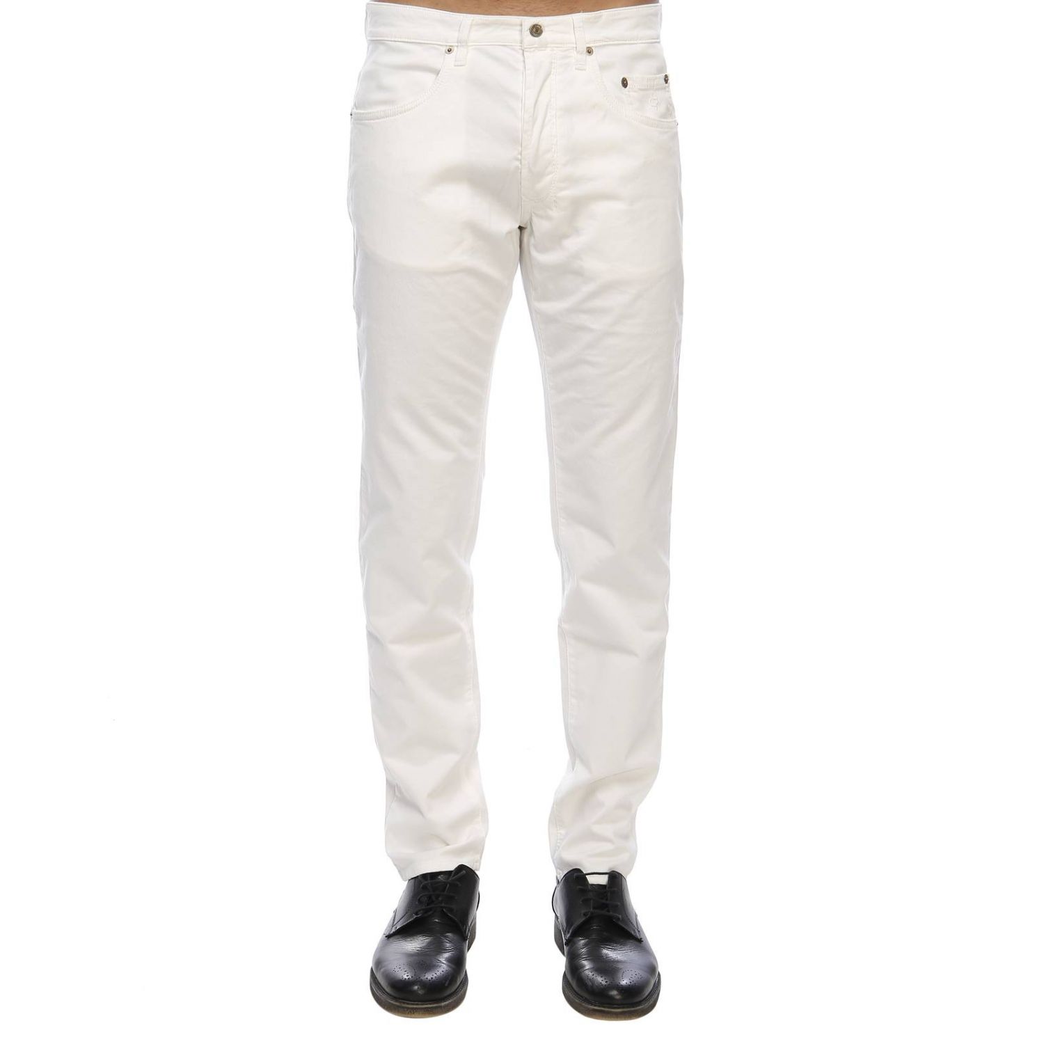 Siviglia Outlet: Pants men - White | Pants Siviglia 23E2 S104 GIGLIO.COM