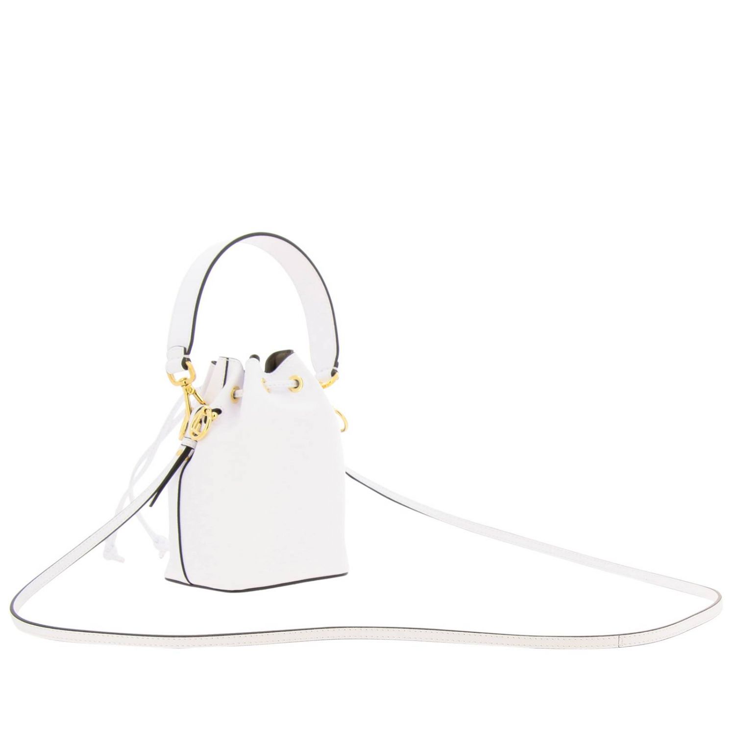 FENDI: Shoulder bag women - White | Mini Bag Fendi 8BS010 A18B GIGLIO.COM