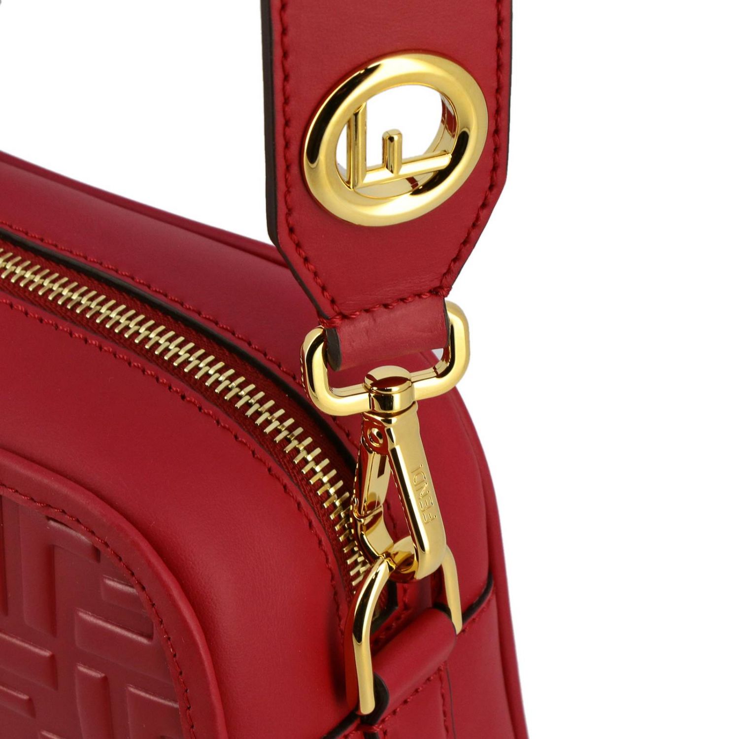 Fendi Outlet: mini bag for women - Red | Fendi mini bag 8BT287 A4K5 ...