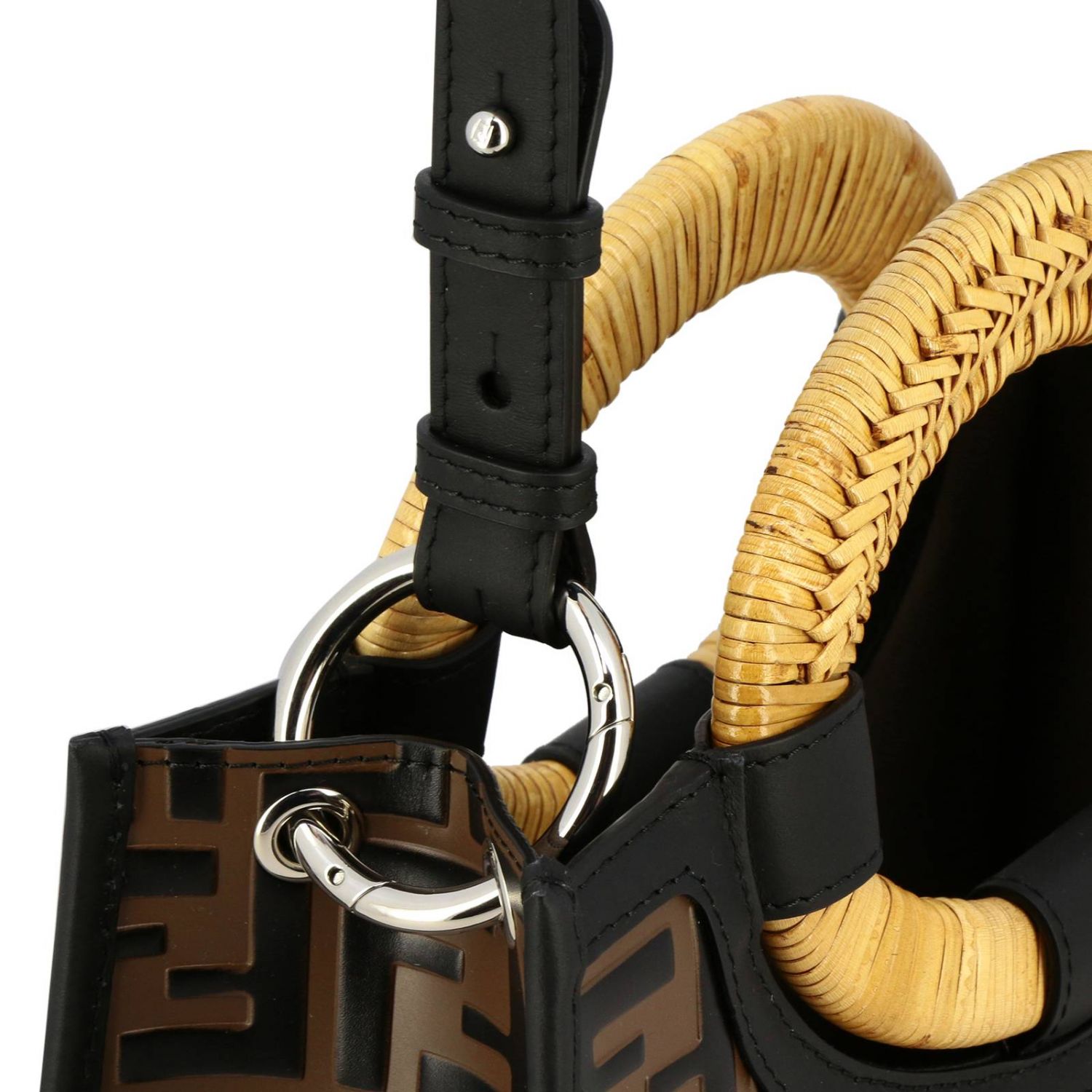FENDI: handbag for woman - Black | Fendi handbag 8BH353 A652 online on ...