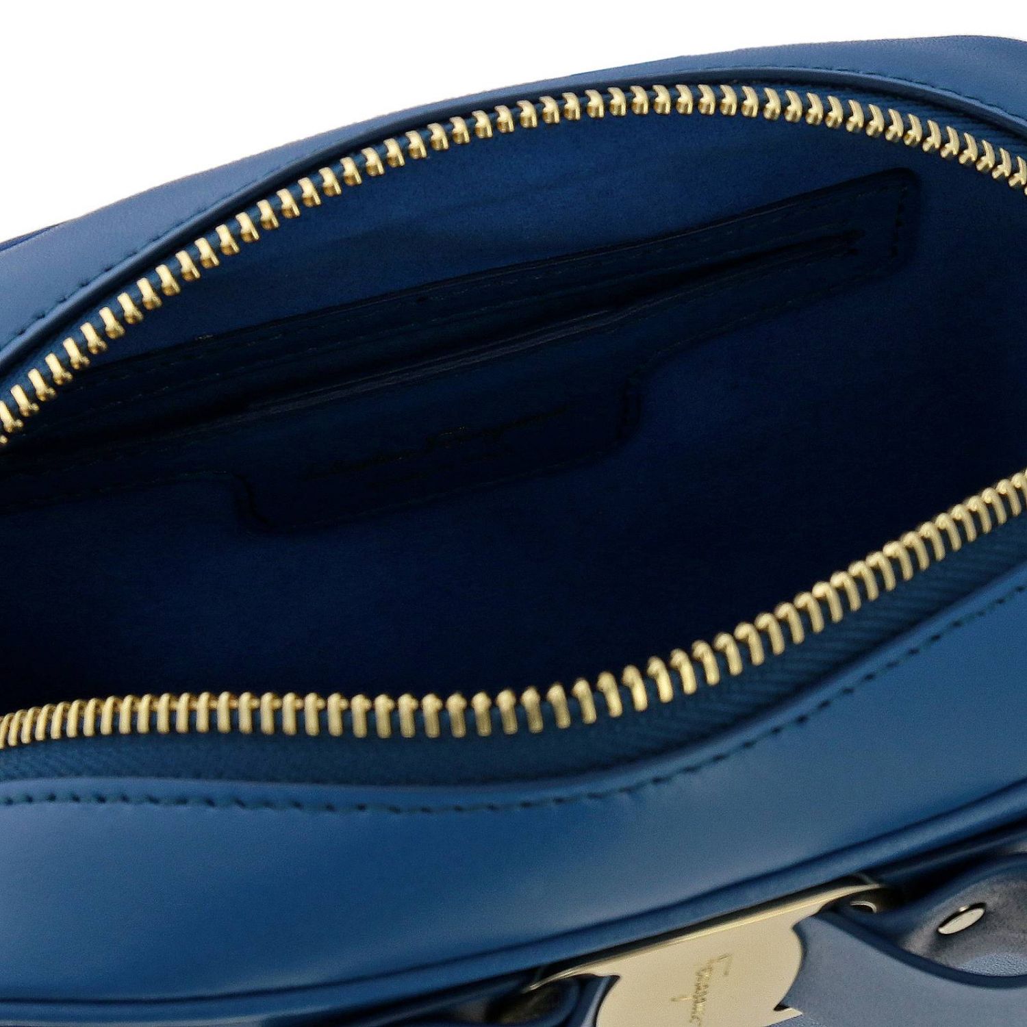Salvatore Ferragamo Outlet: Shoulder bag women - Gnawed Blue | Mini Bag ...