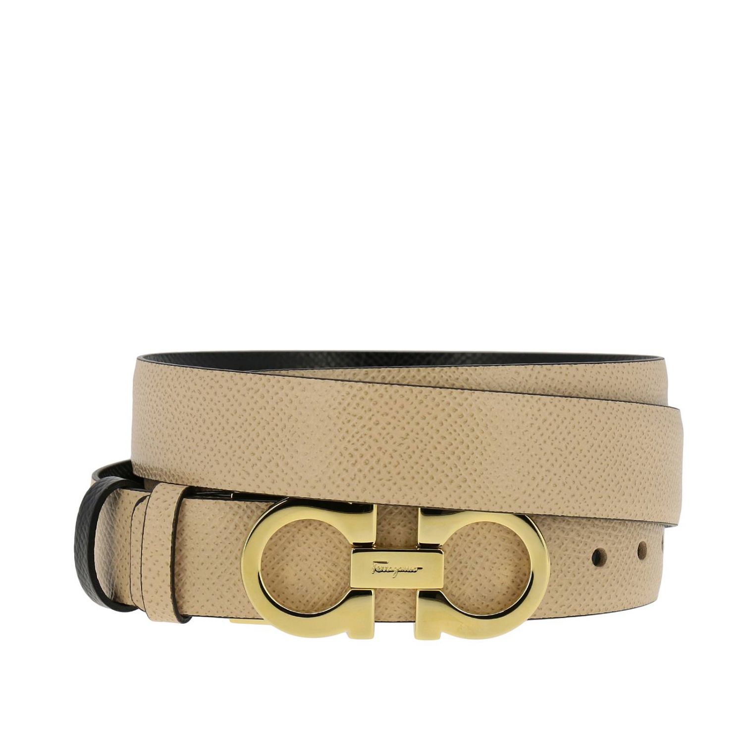 Salvatore Ferragamo Outlet Belt women Beige Belt Salvatore