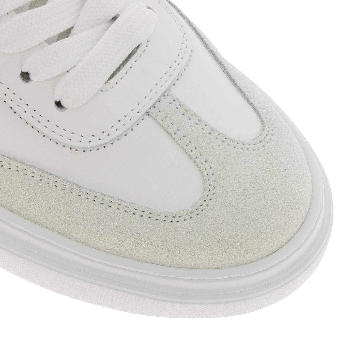 Hogan Outlet: Sneakers 365 Basket in pelle liscia e camoscio con fondo a  cassetta e H in gel fluo - Giallo | Sneakers Hogan HXW3650BJ50 KX9  GIGLIO.COM