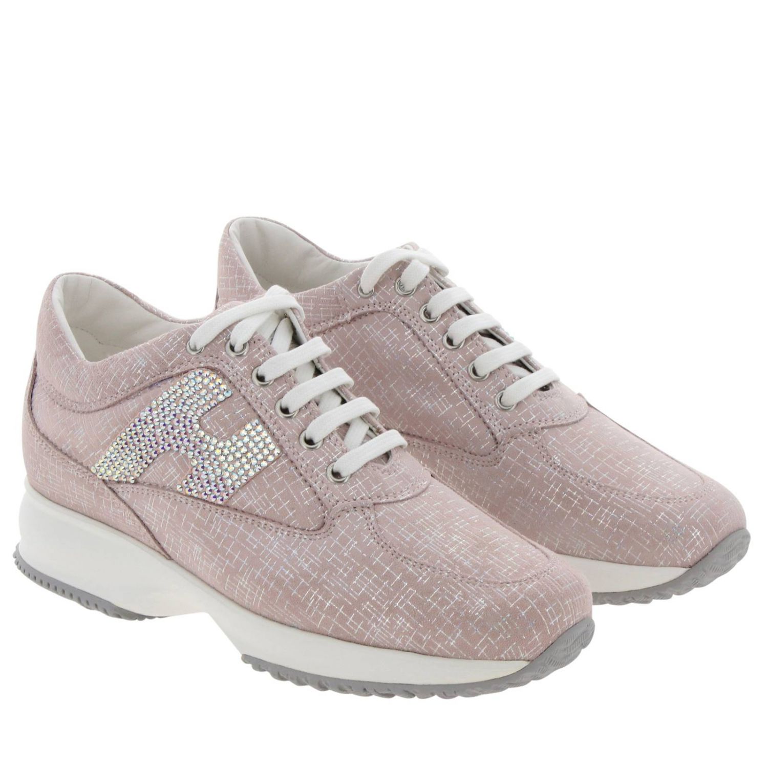HOGAN: sneakers for woman - Pink | Hogan sneakers HXW00N02011 KFS ...