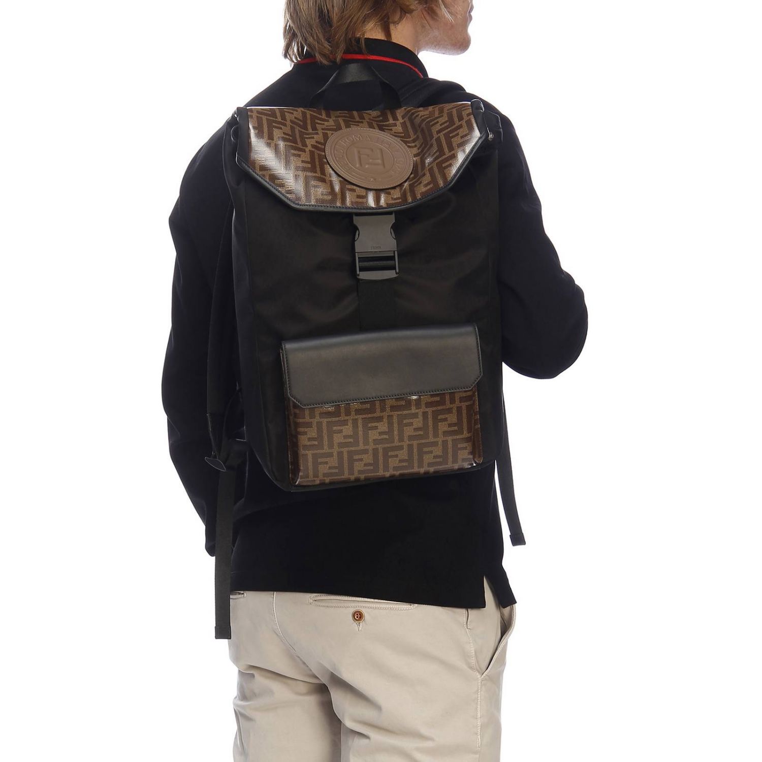 Рюкзак Fendi: Рюкзак Fendi для него коричневый 2