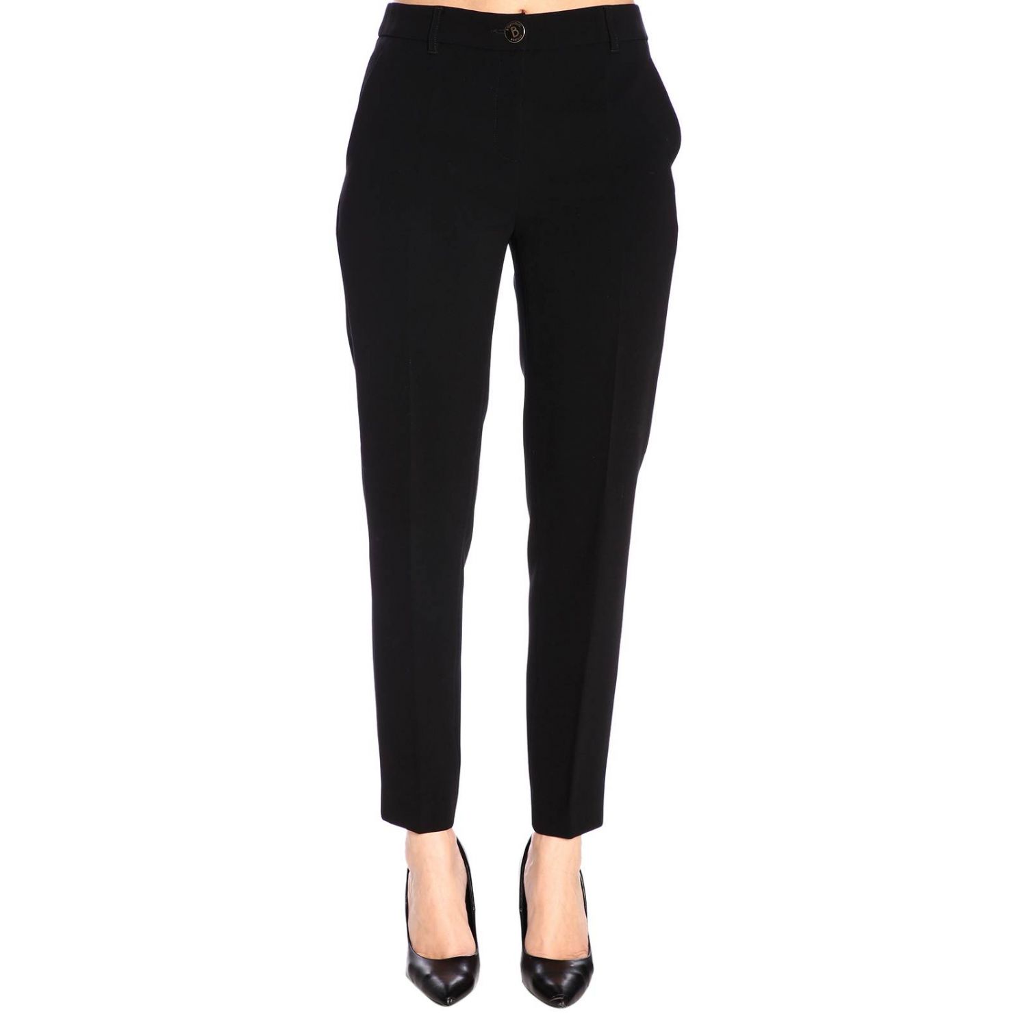 Boutique Moschino Outlet: pants for woman - Black | Boutique Moschino ...