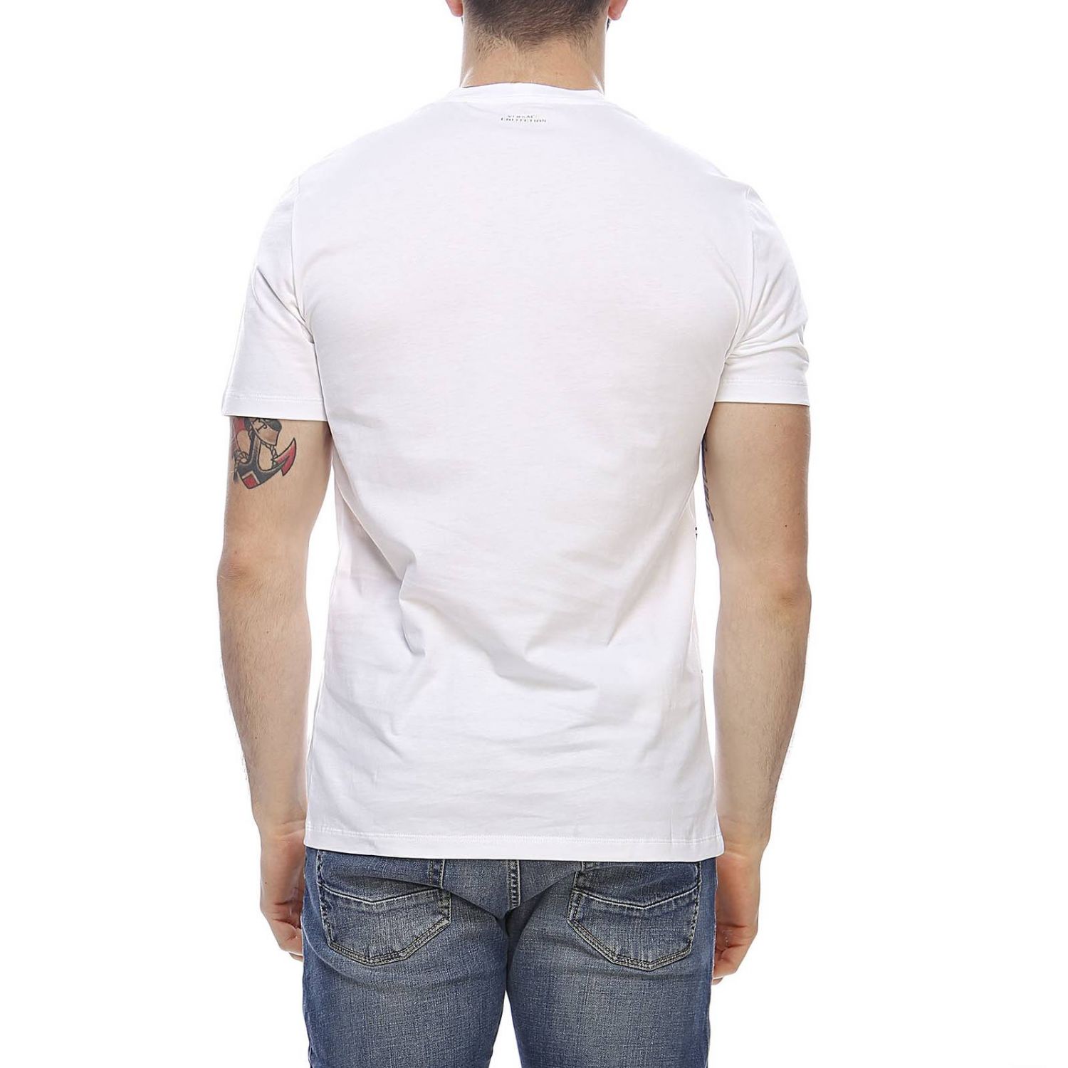 Versace Collection Outlet: T-shirt men - White | T-Shirt Versace ...